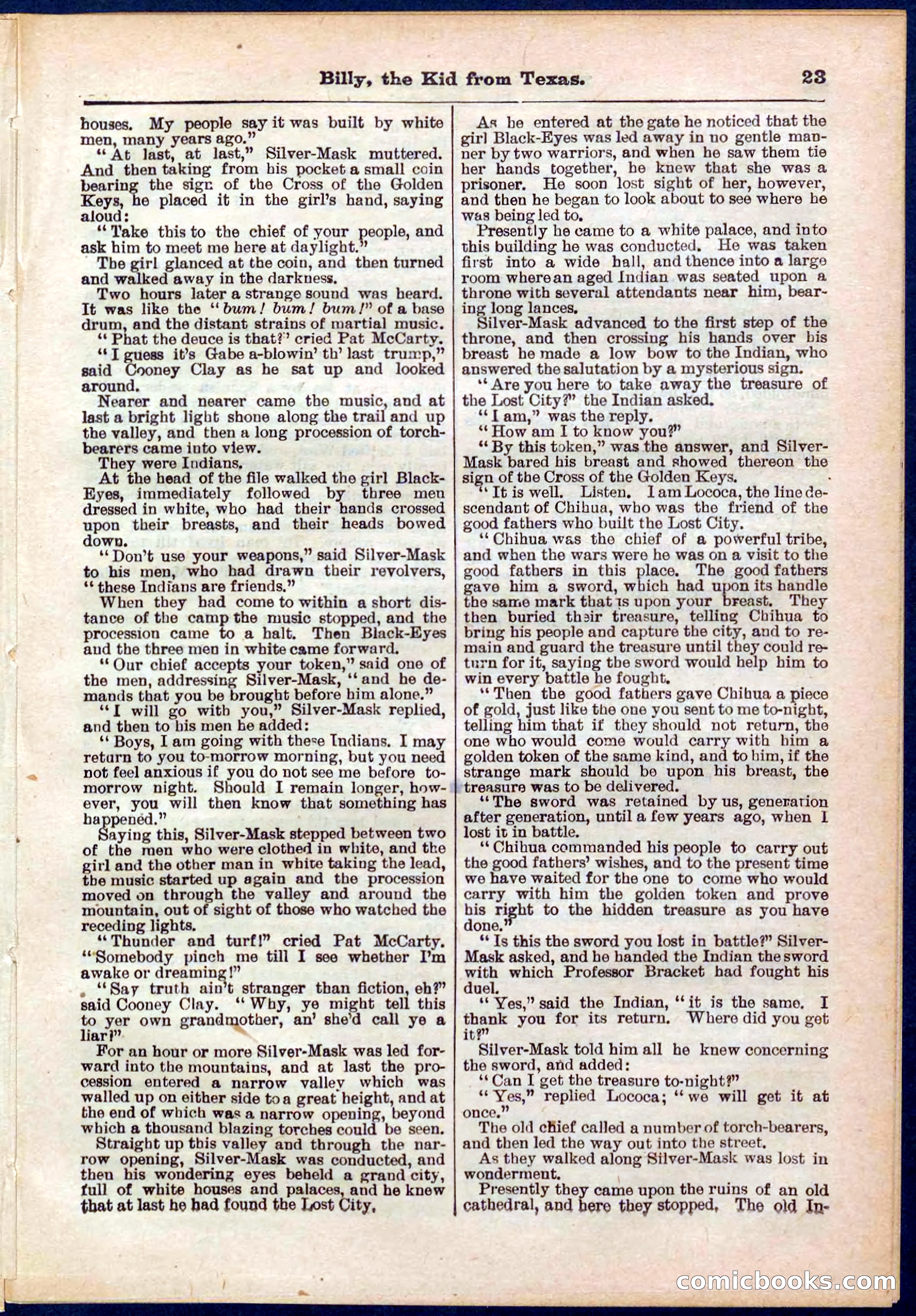 Beadle's Pocket Library No. 321 — page 23 of 32