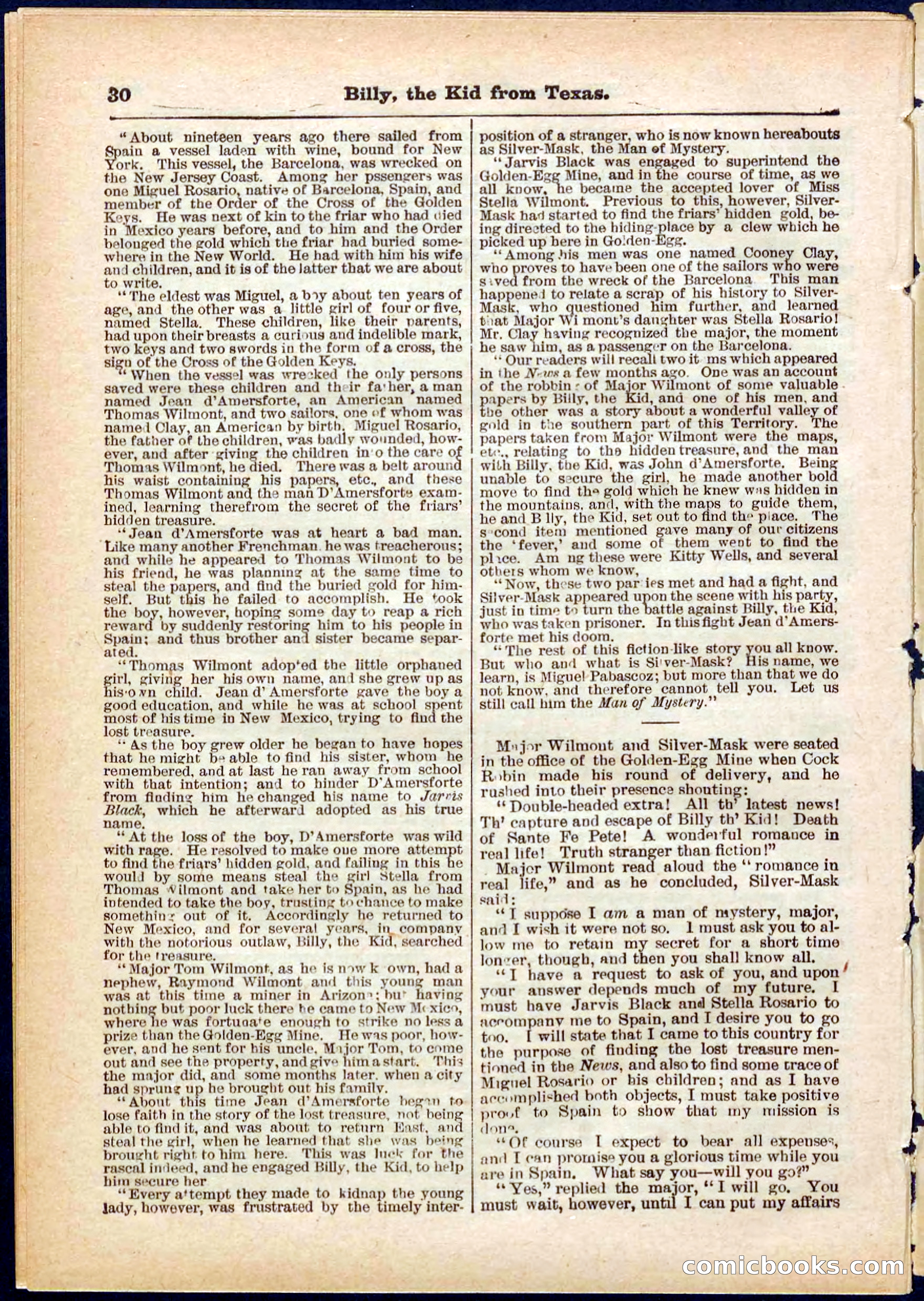 Beadle's Pocket Library No. 321 — page 30 of 32