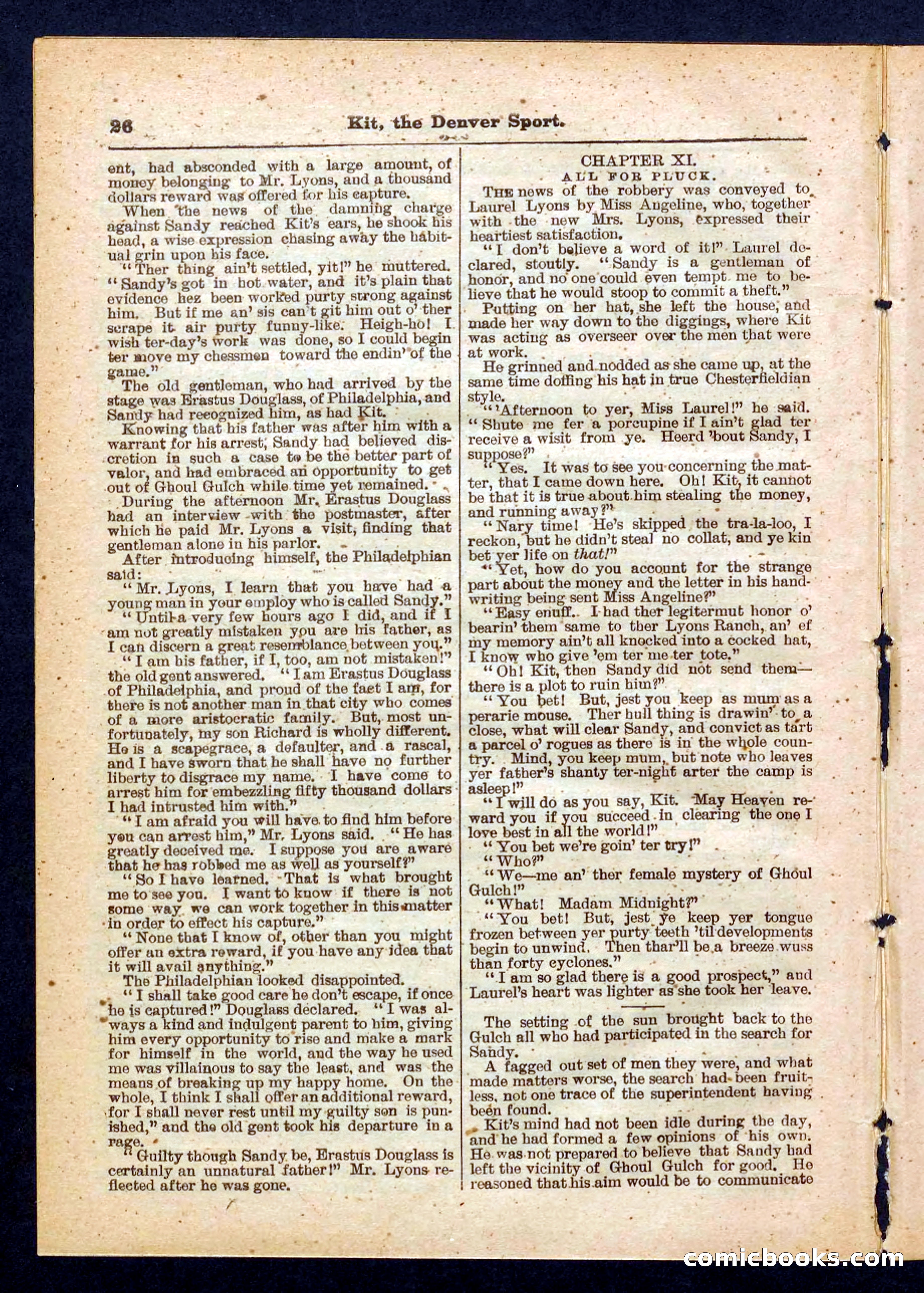 Beadle's Pocket Library No. 324 — page 26 of 32