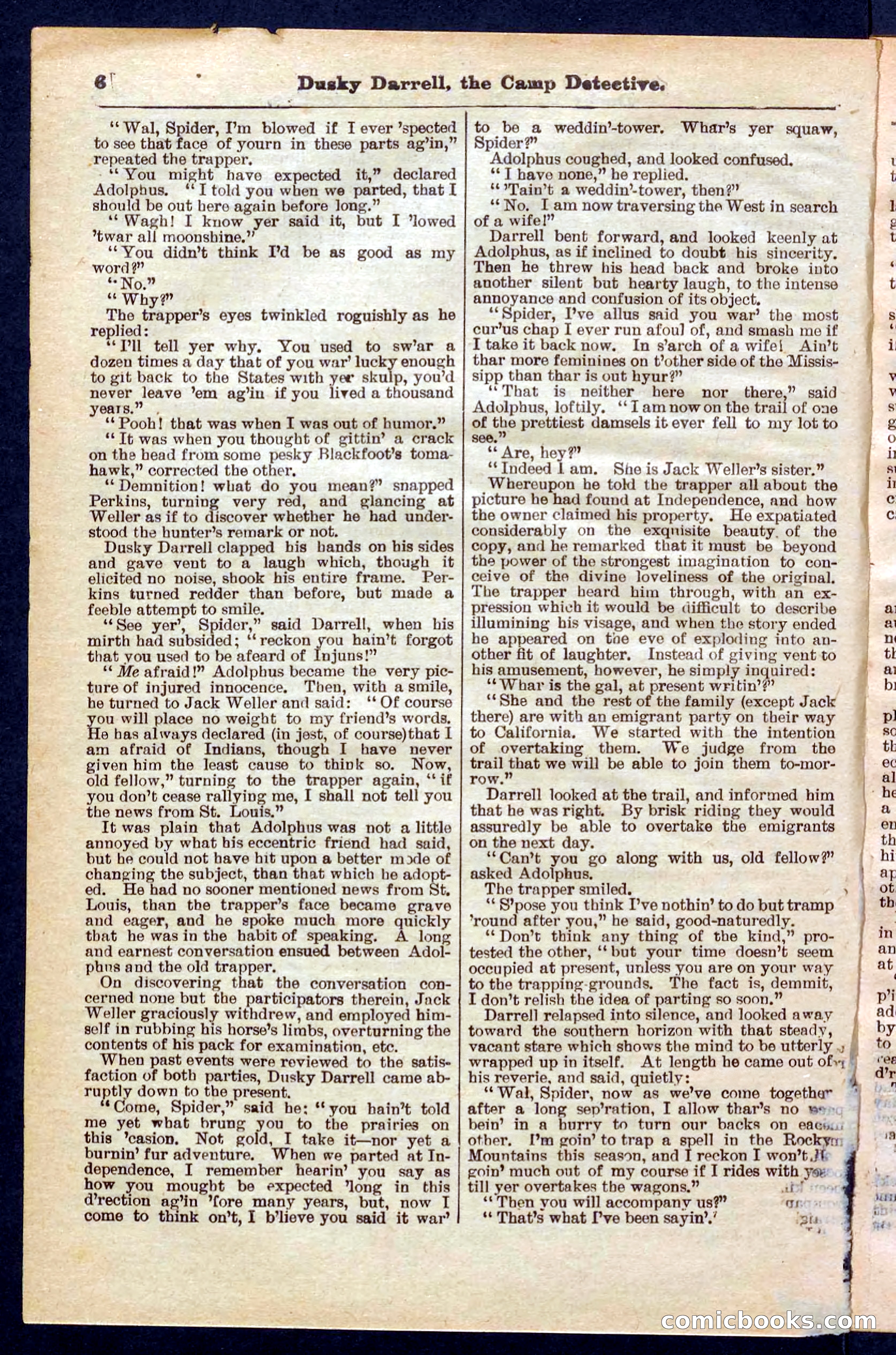 Beadle's Pocket Library No. 325 — page 6 of 32