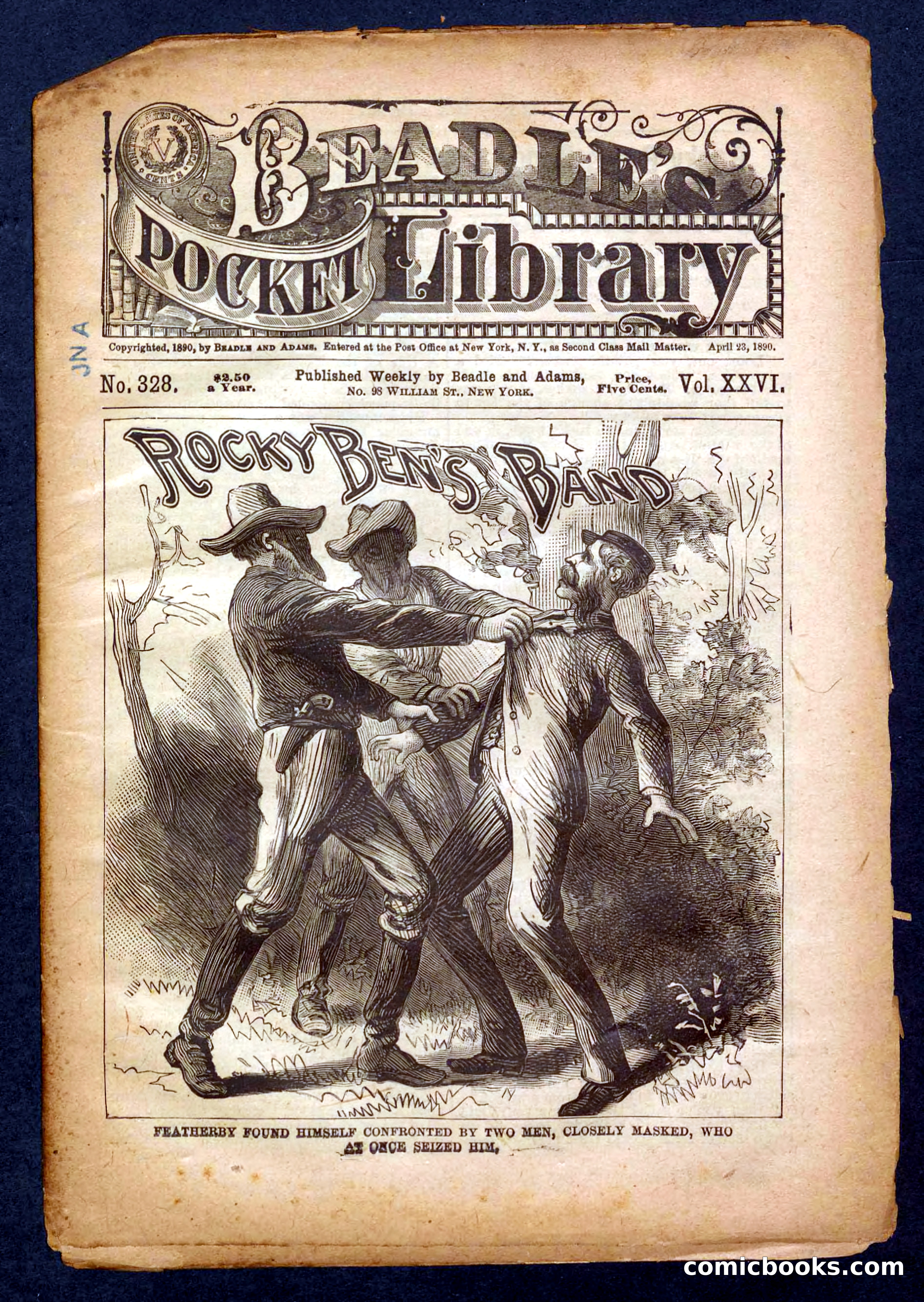 Beadle's Pocket Library No. 328 — page 1 of 32