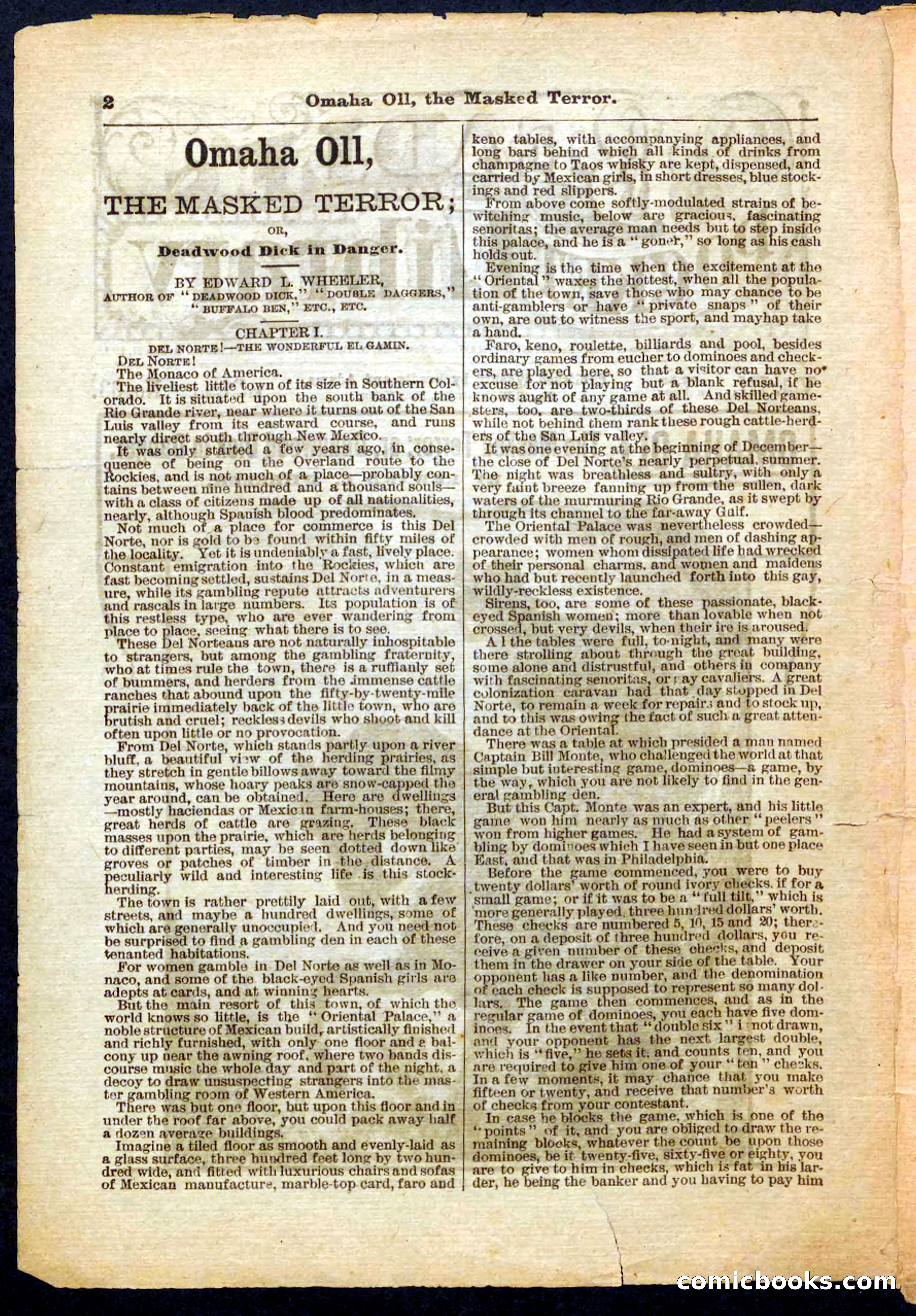 Beadle's Pocket Library No. 33 — page 2 of 32