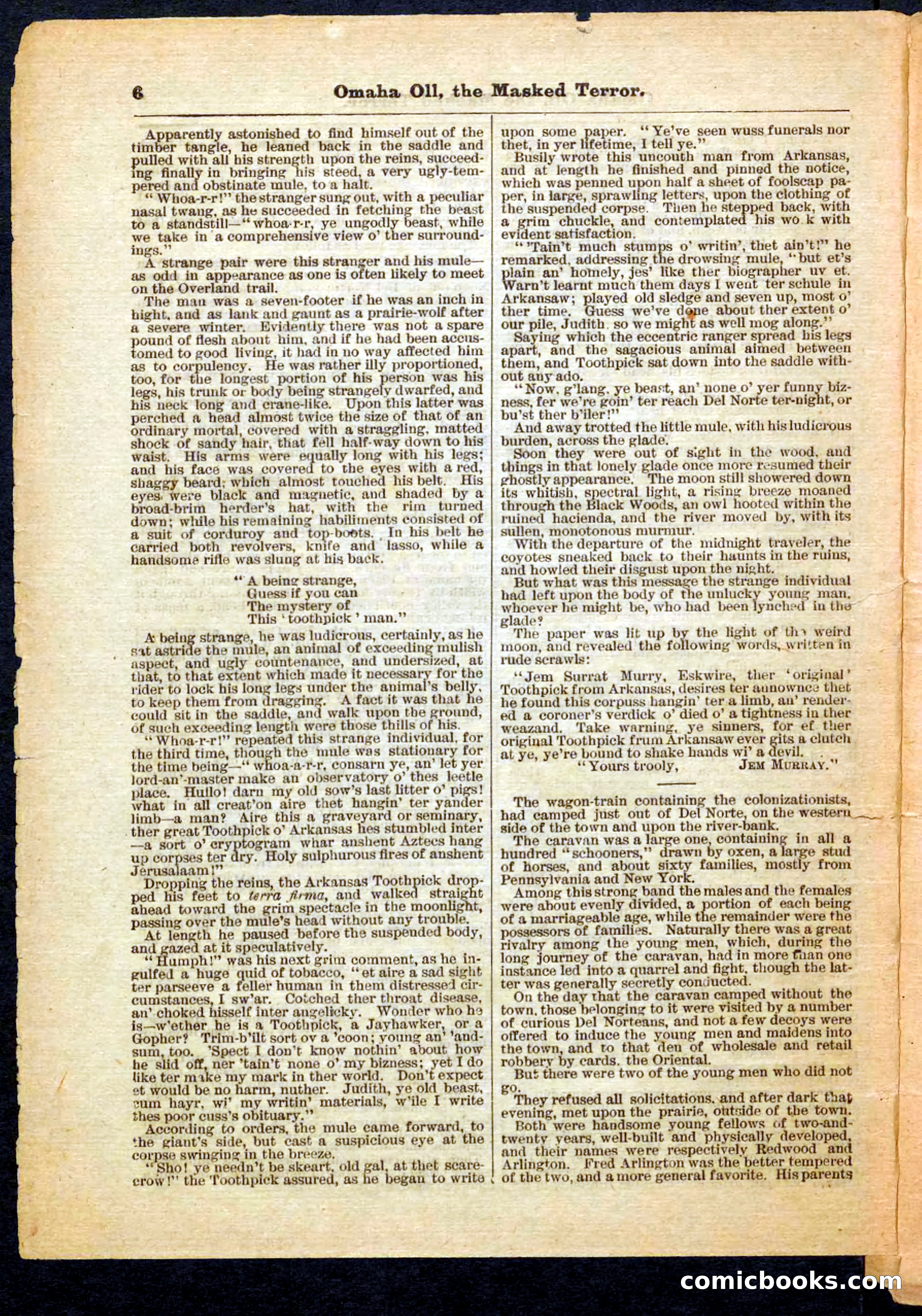 Beadle's Pocket Library No. 33 — page 6 of 32