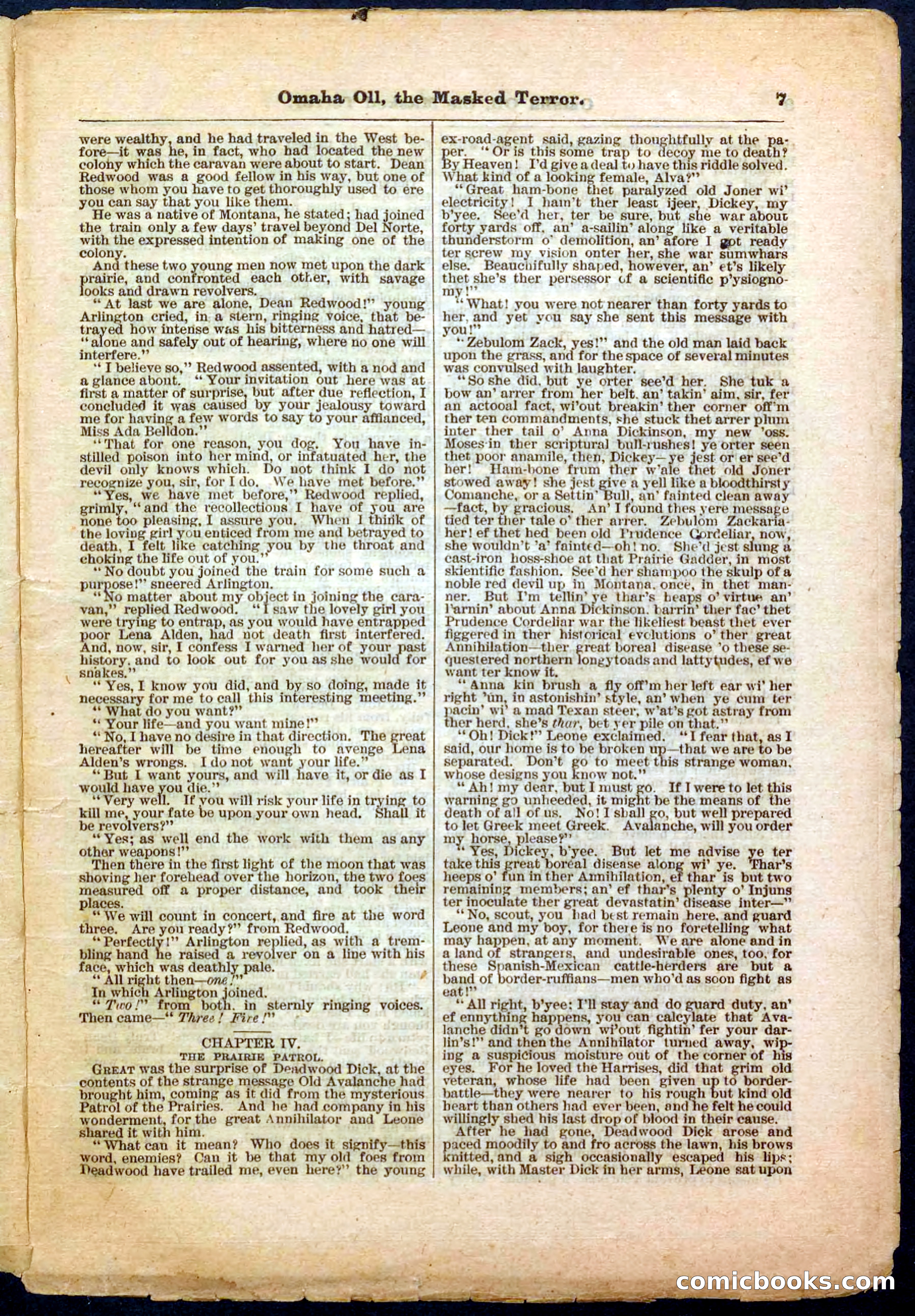 Beadle's Pocket Library No. 33 — page 7 of 32