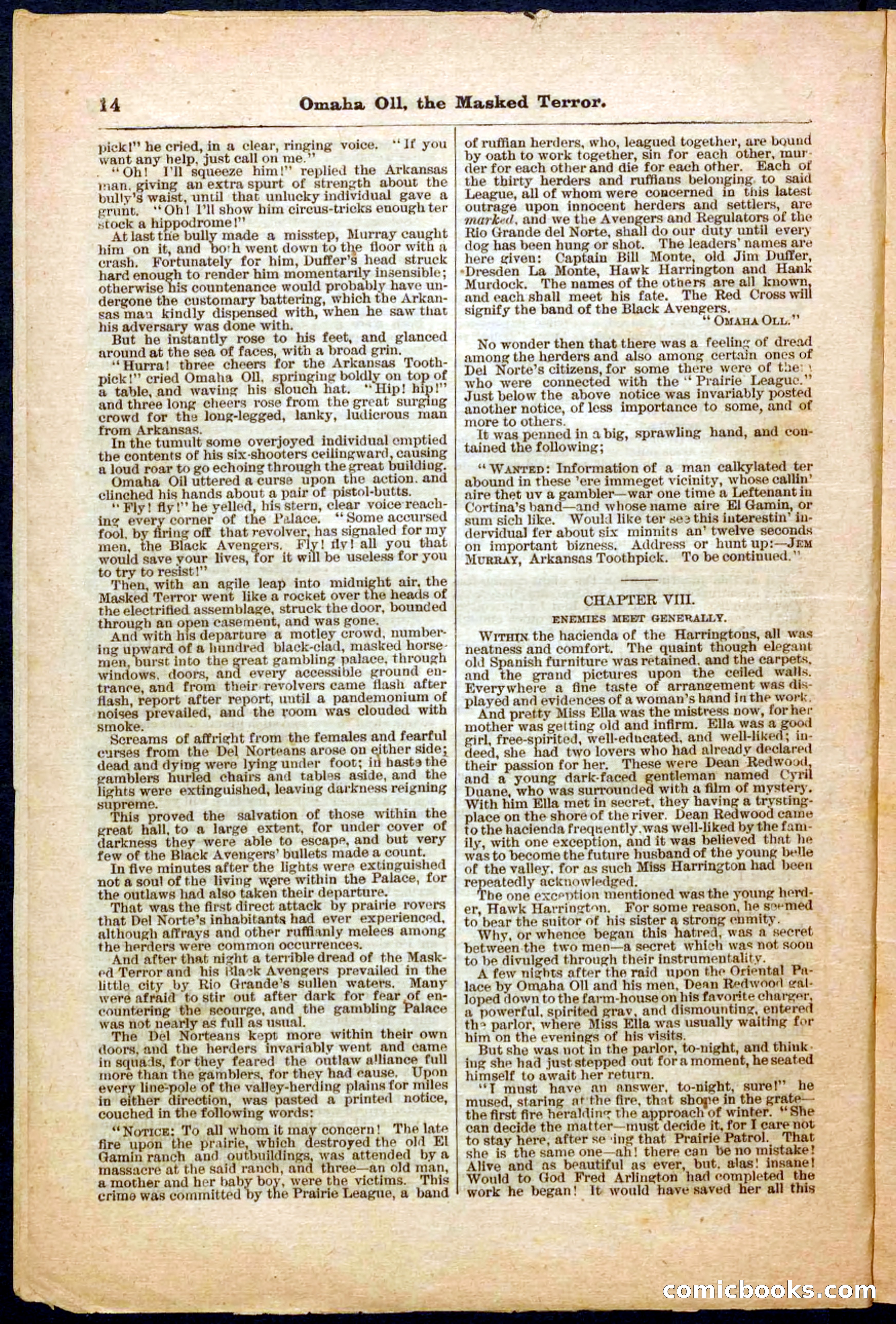 Beadle's Pocket Library No. 33 — page 14 of 32