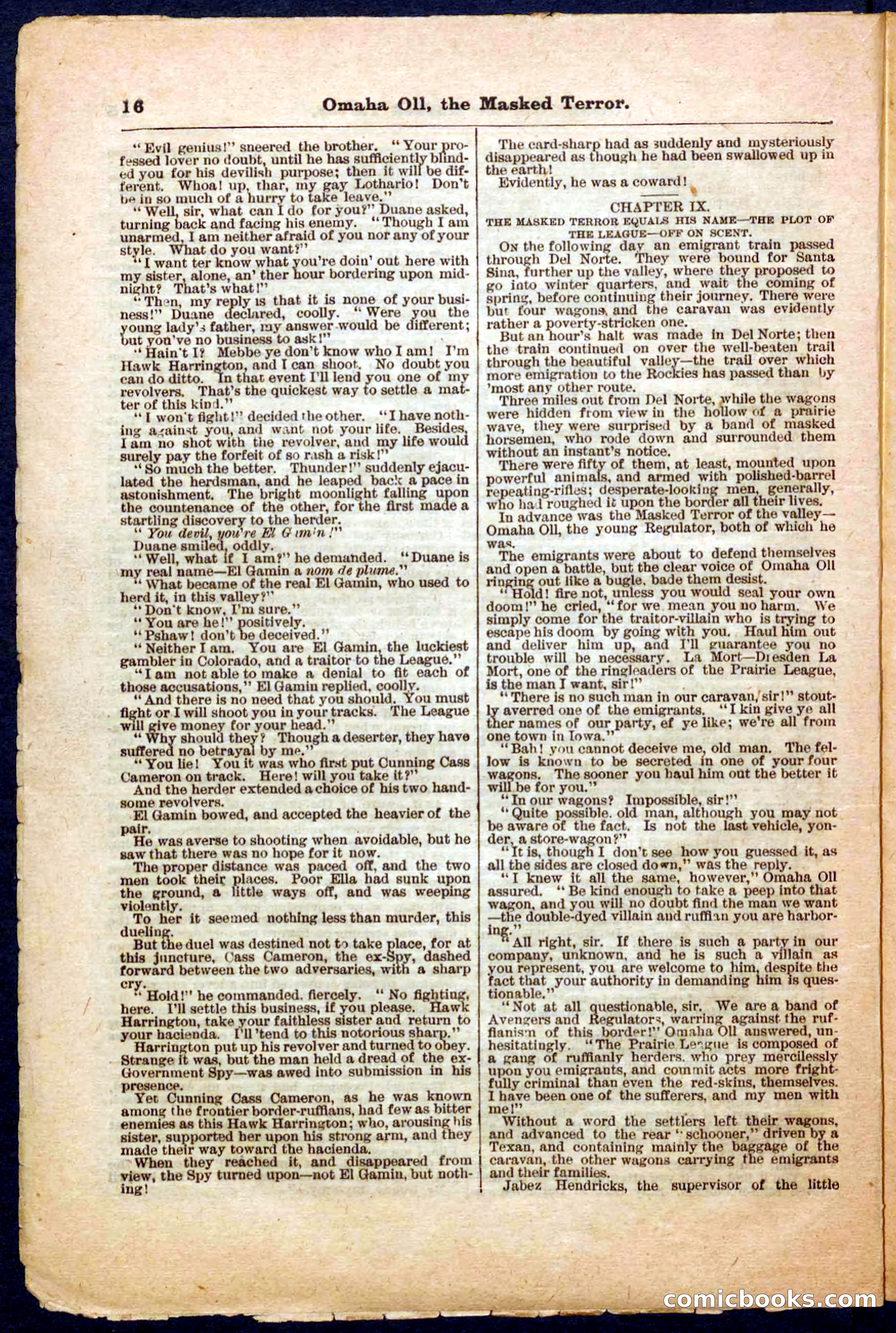 Beadle's Pocket Library No. 33 — page 16 of 32