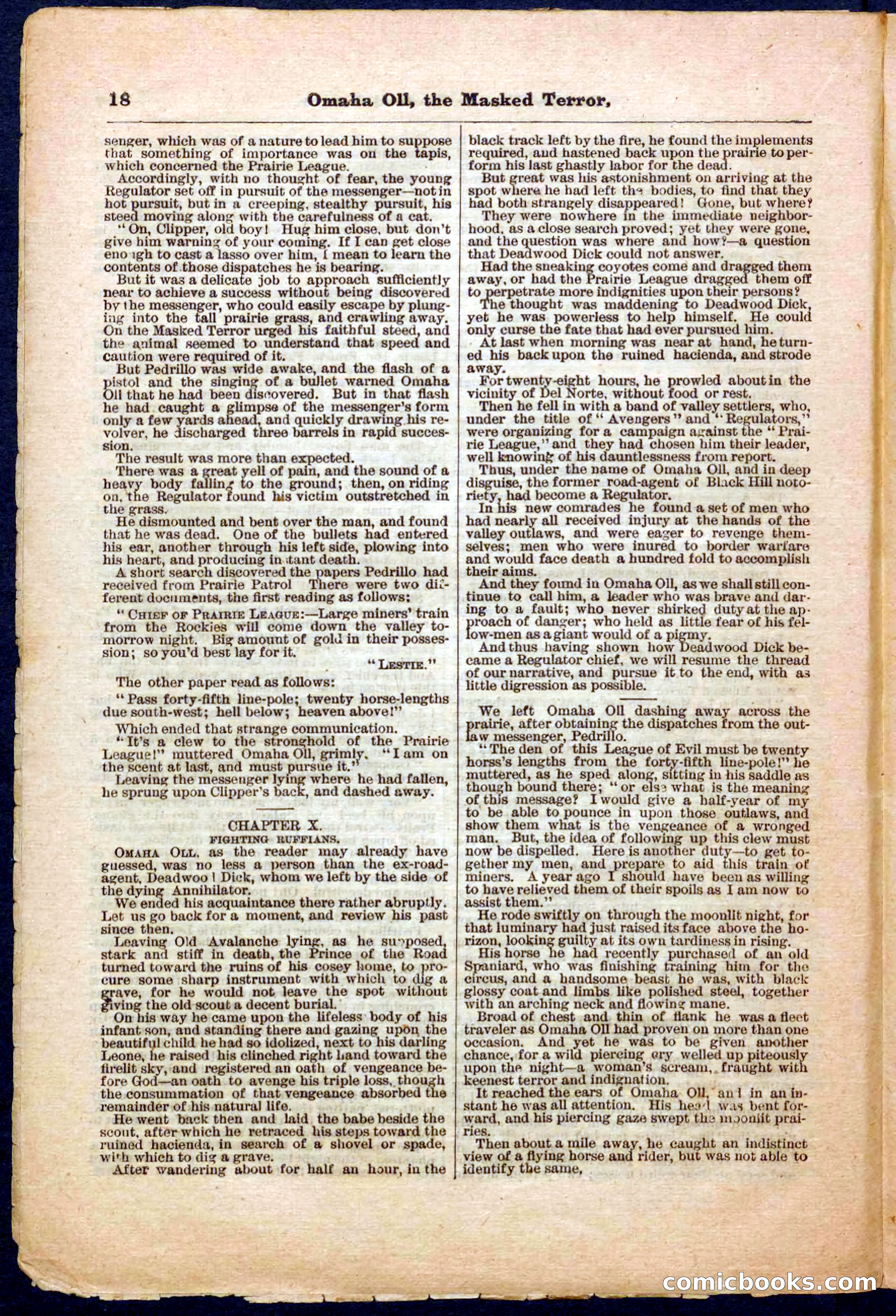Beadle's Pocket Library No. 33 — page 18 of 32