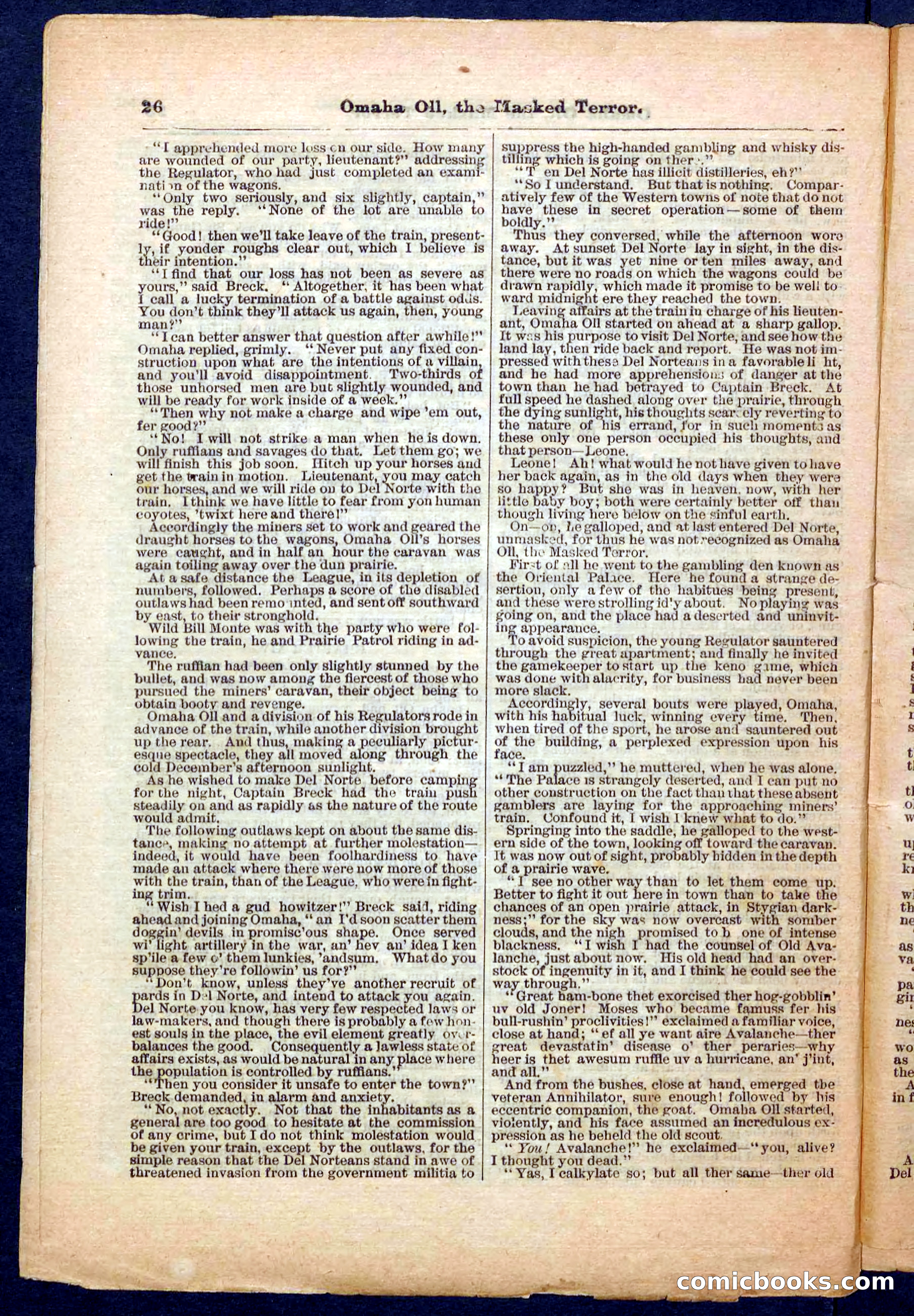 Beadle's Pocket Library No. 33 — page 26 of 32