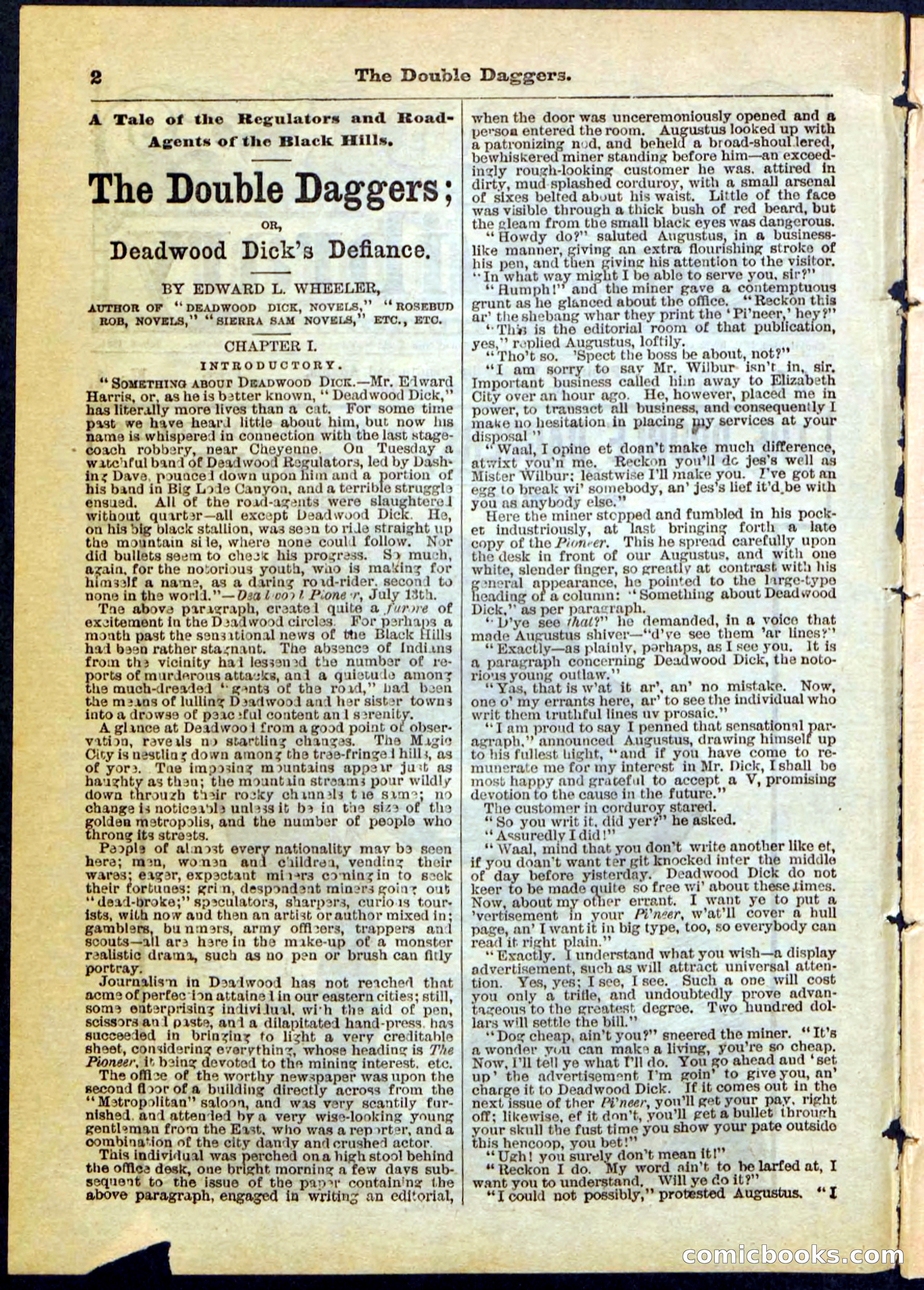 Beadle's Pocket Library No. 4 — page 2 of 32