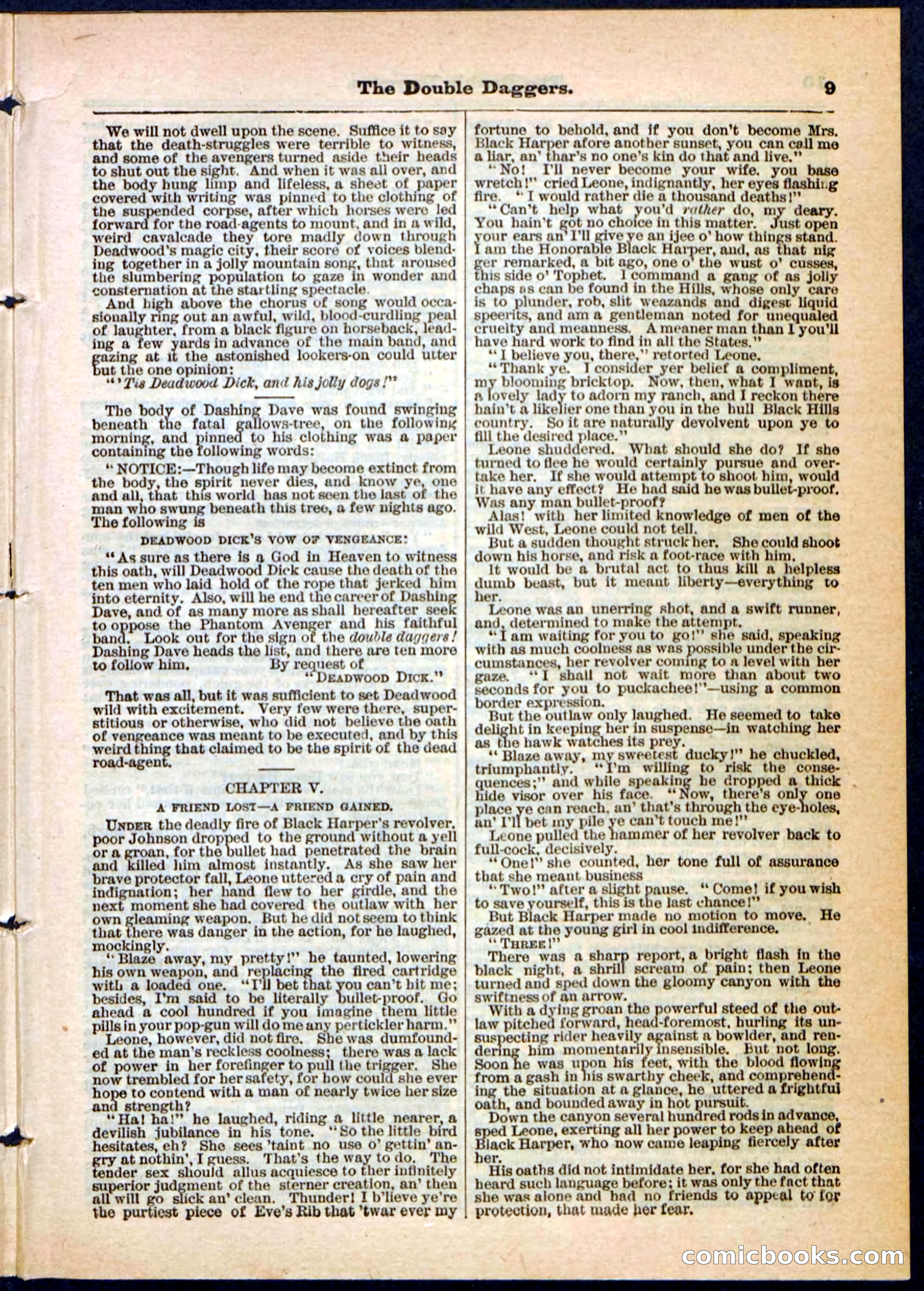 Beadle's Pocket Library No. 4 — page 9 of 32