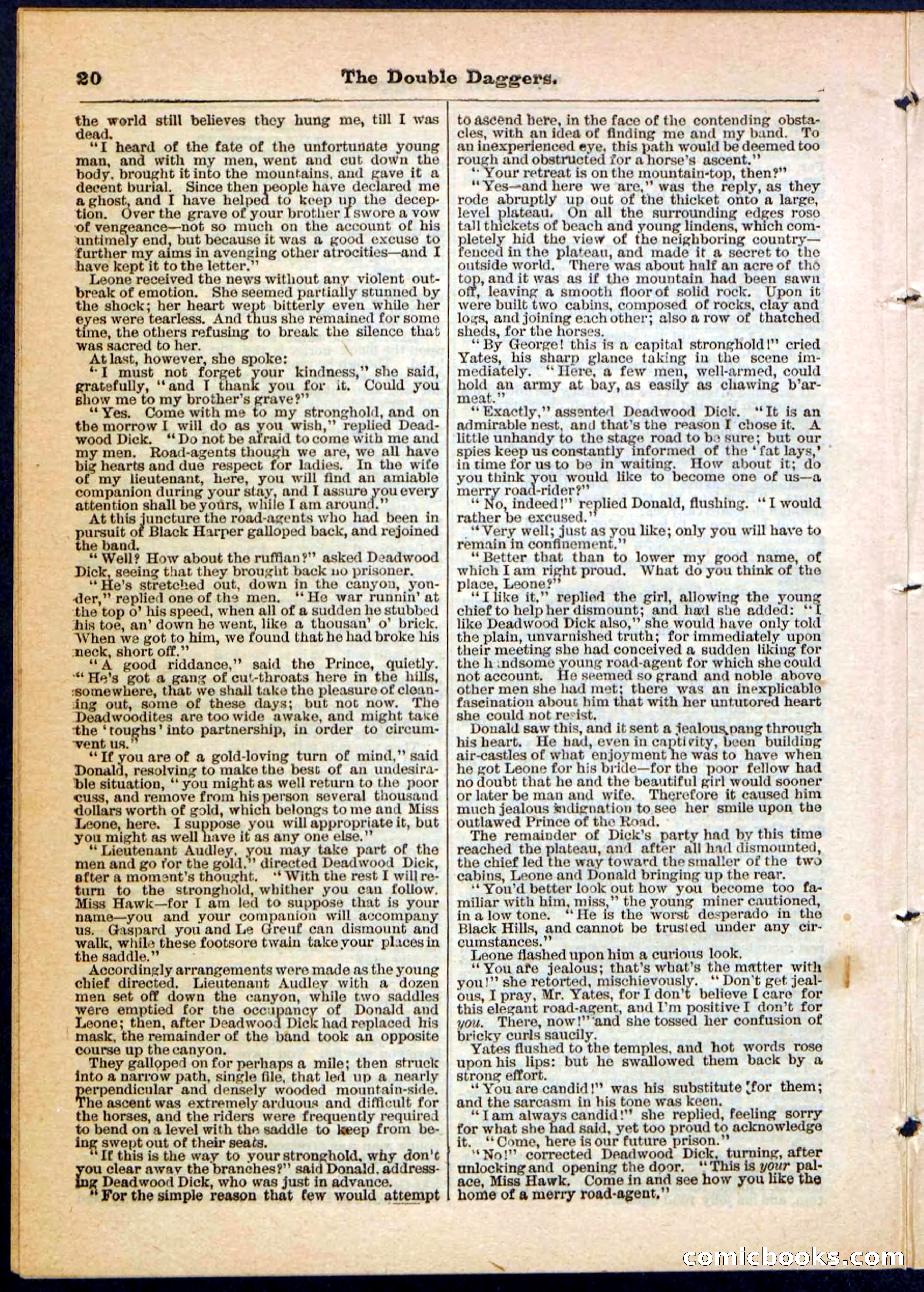Beadle's Pocket Library No. 4 — page 20 of 32