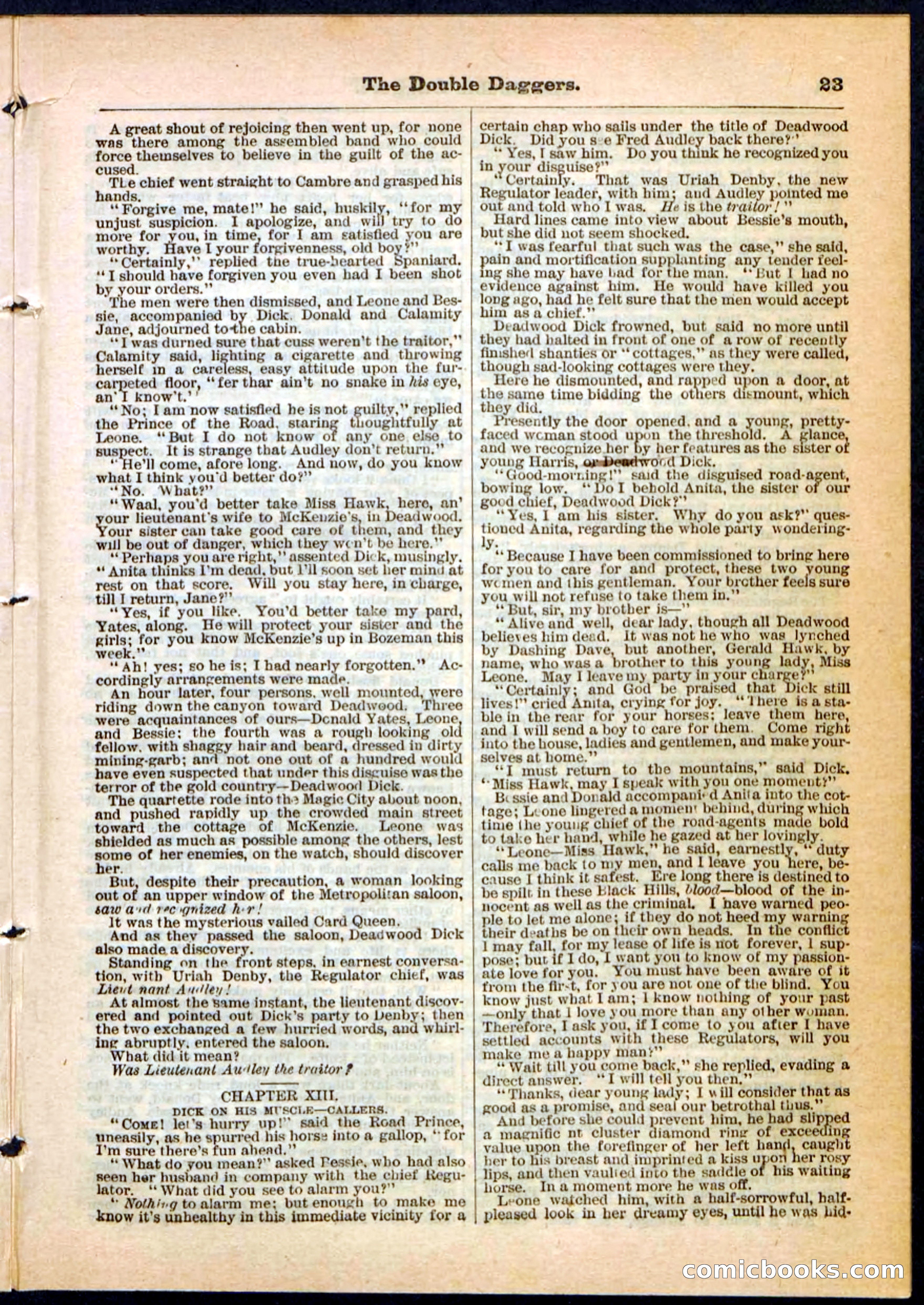 Beadle's Pocket Library No. 4 — page 23 of 32