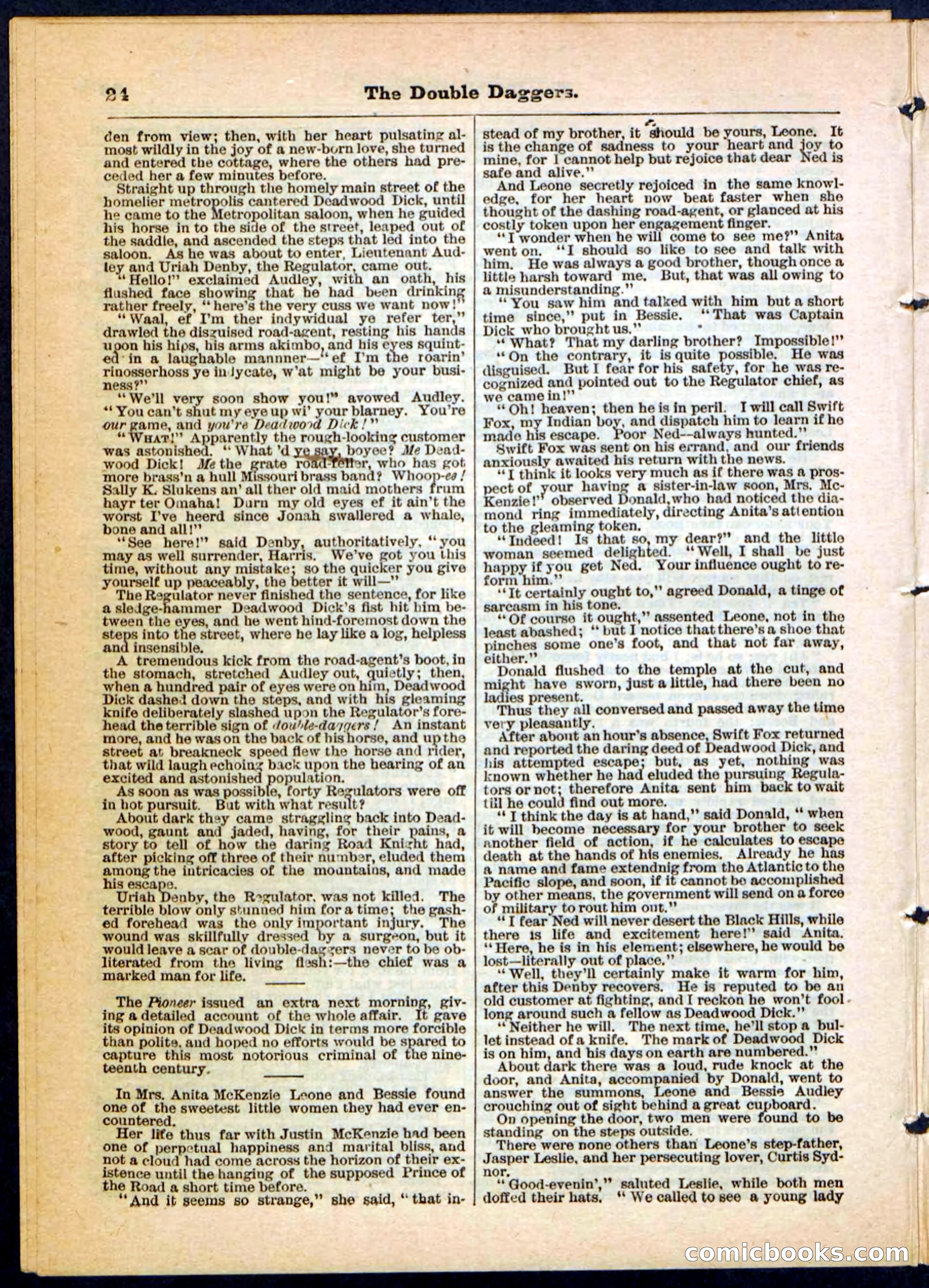 Beadle's Pocket Library No. 4 — page 24 of 32