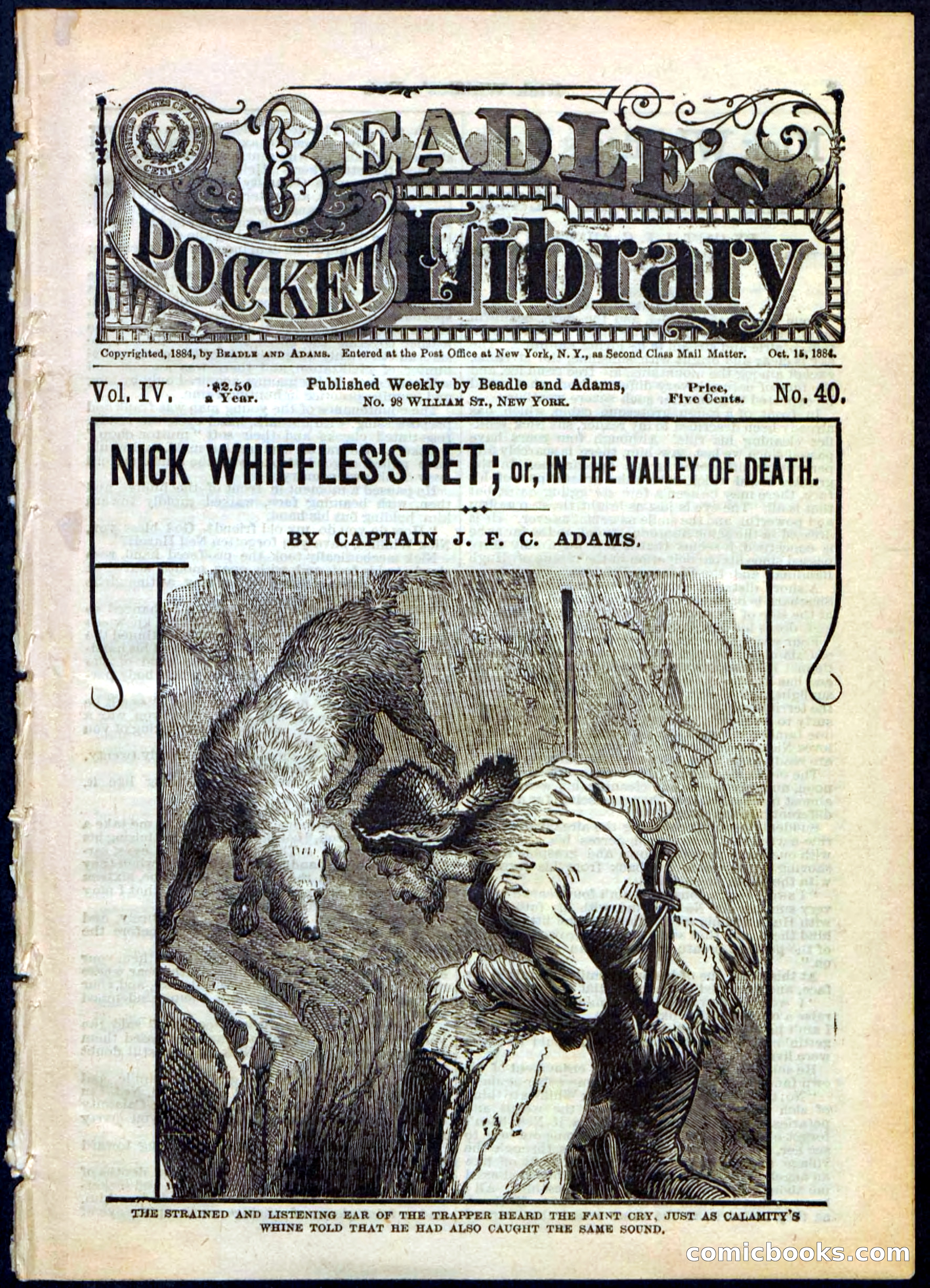 Beadle's Pocket Library, No. 40 — page 1 of 32