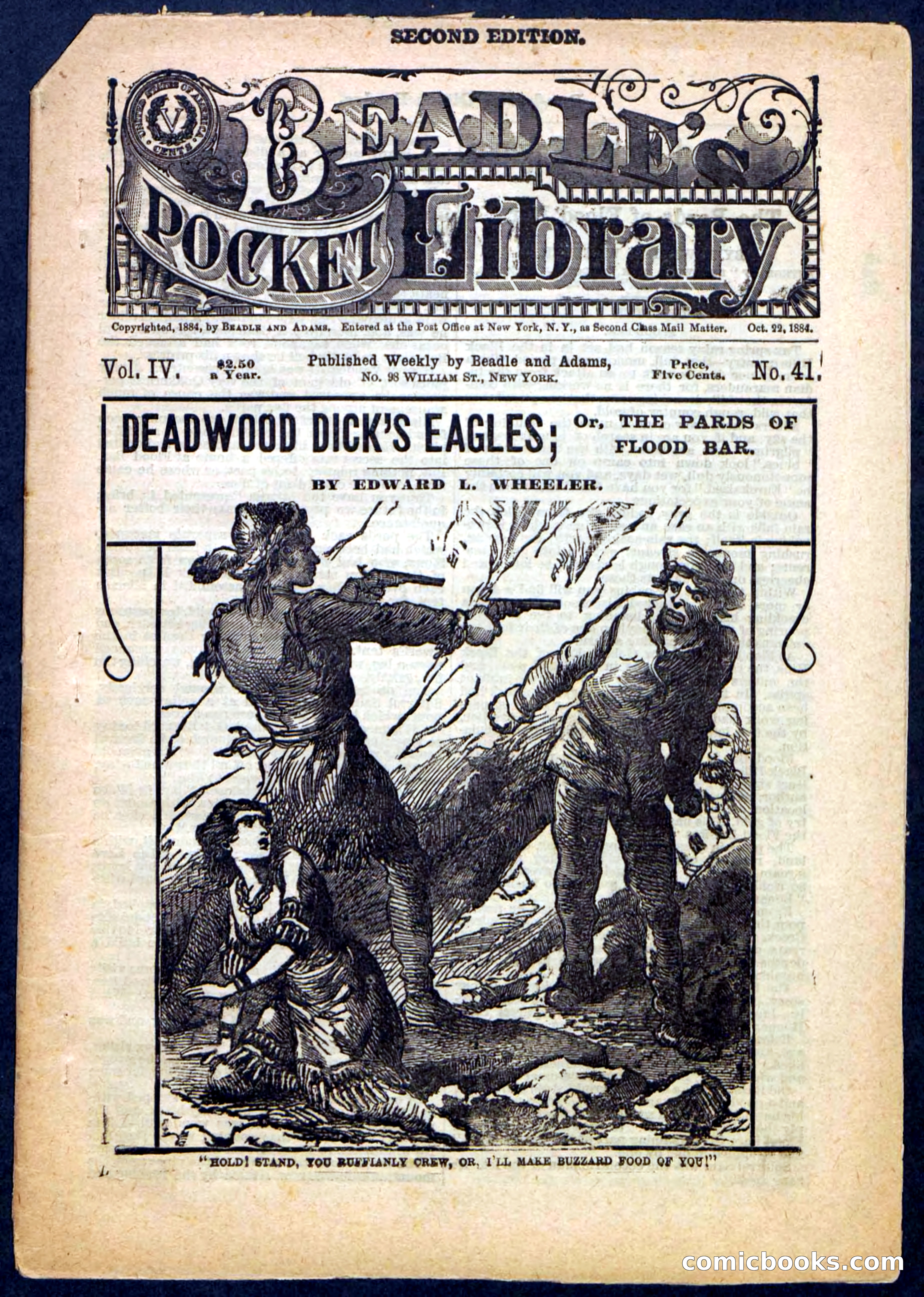 Beadle's Pocket Library, Vol. IV, No. 41 — page 1 of 32