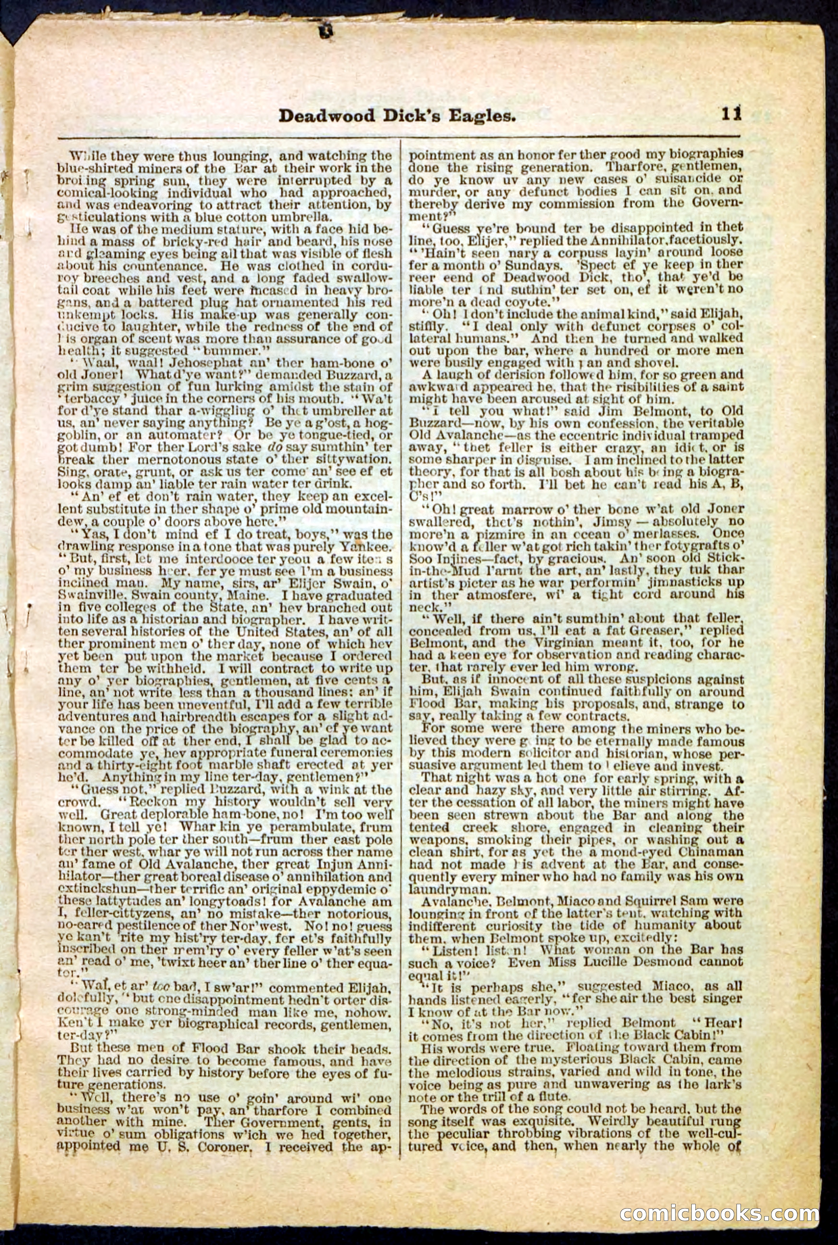 Beadle's Pocket Library, Vol. IV, No. 41 — page 11 of 32