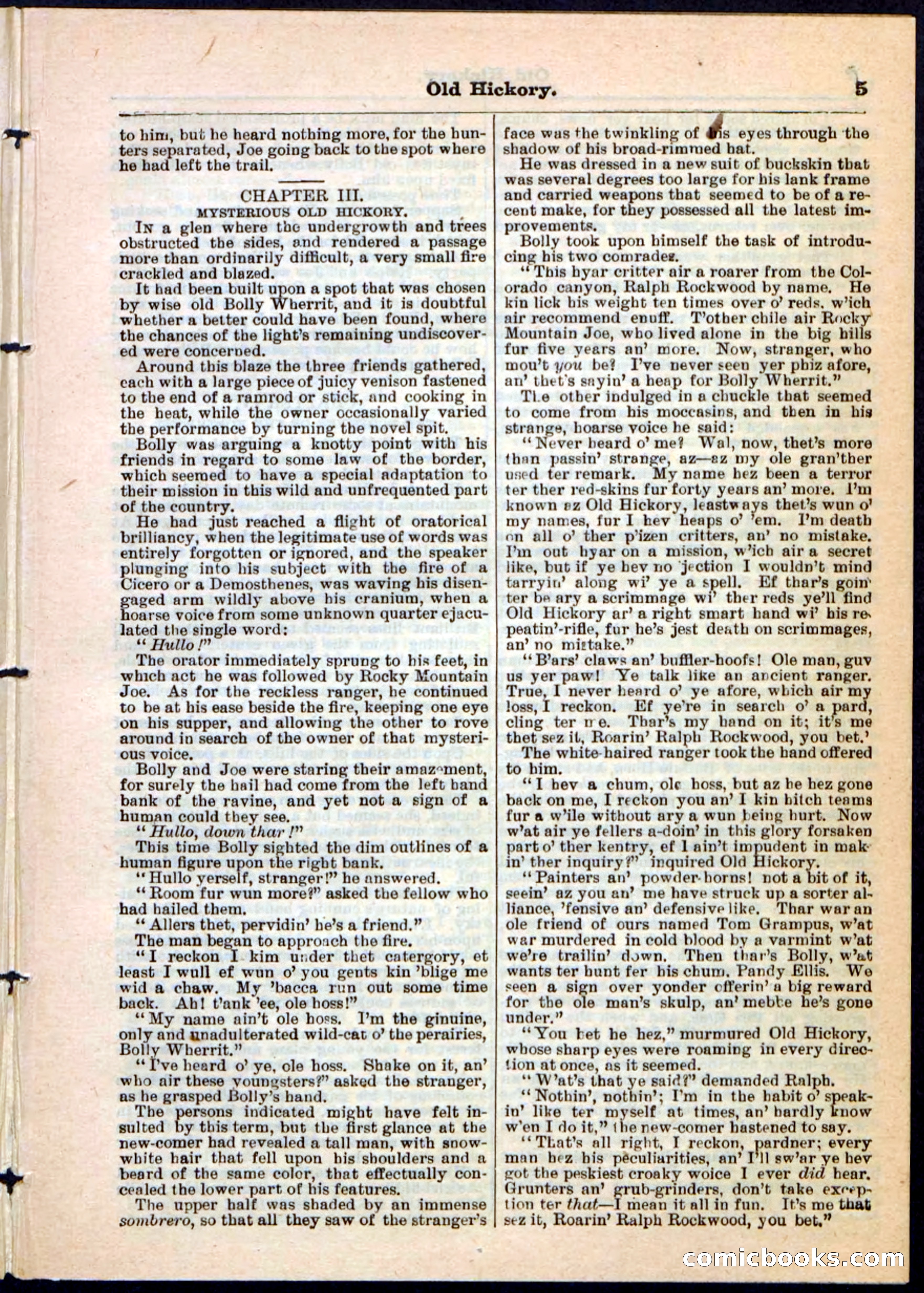 Beadle's Pocket Library, Vol. IV, No. 43 — page 5 of 32