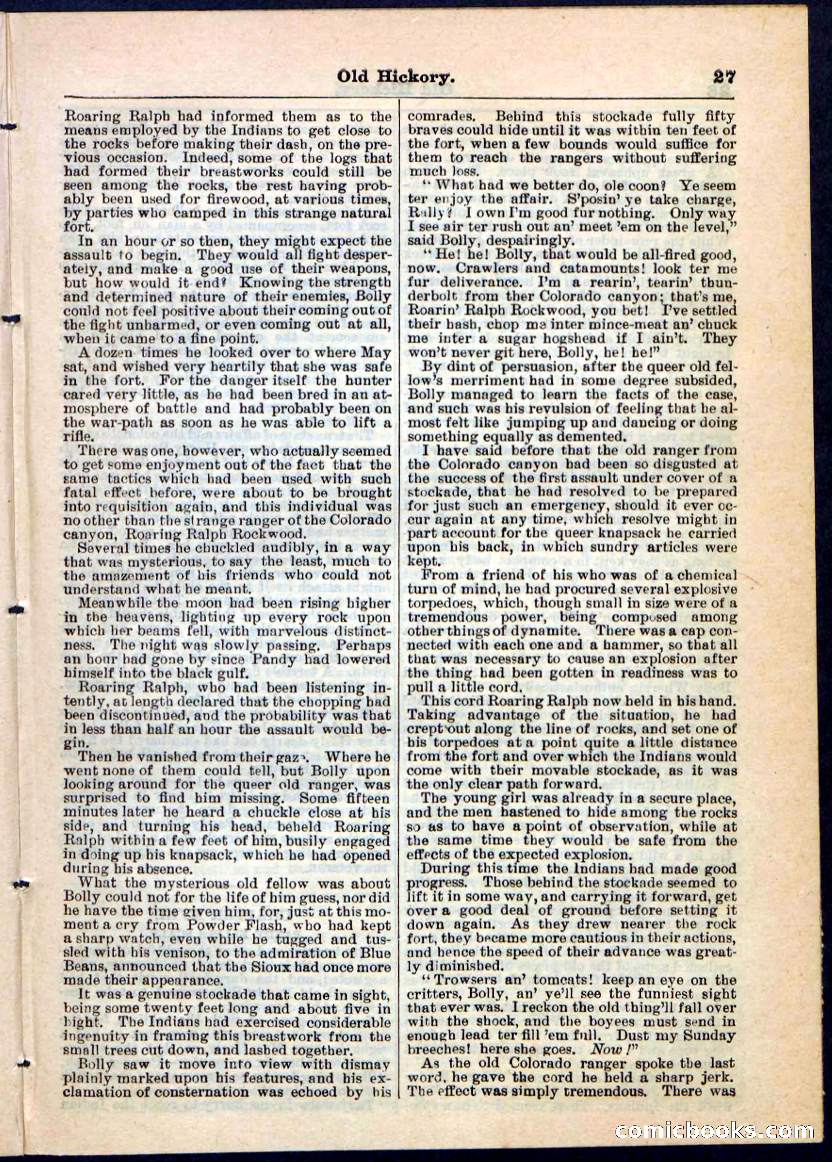 Beadle's Pocket Library, Vol. IV, No. 43 — page 27 of 32