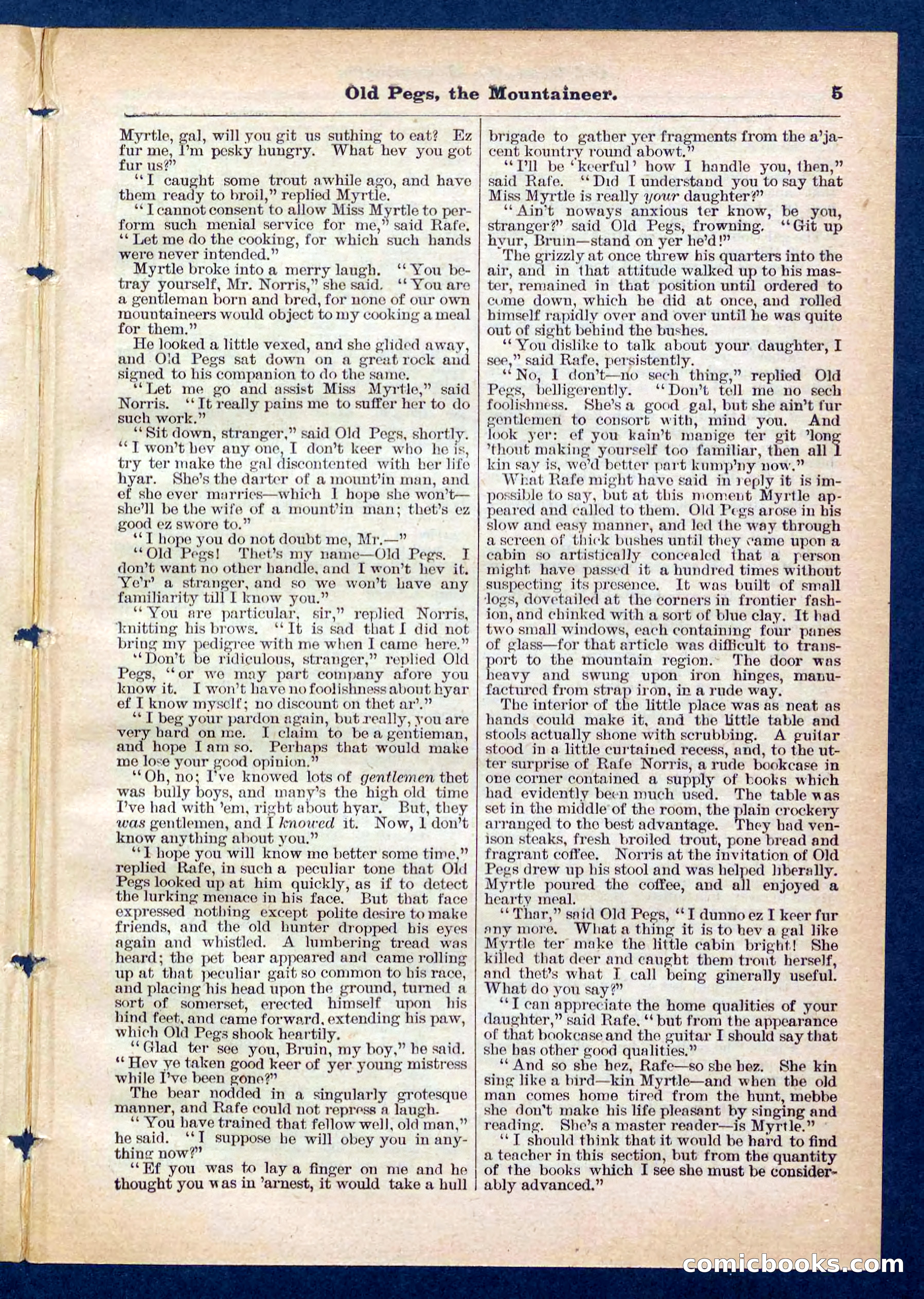 Beadle's Pocket Library No. 445 — page 5 of 32