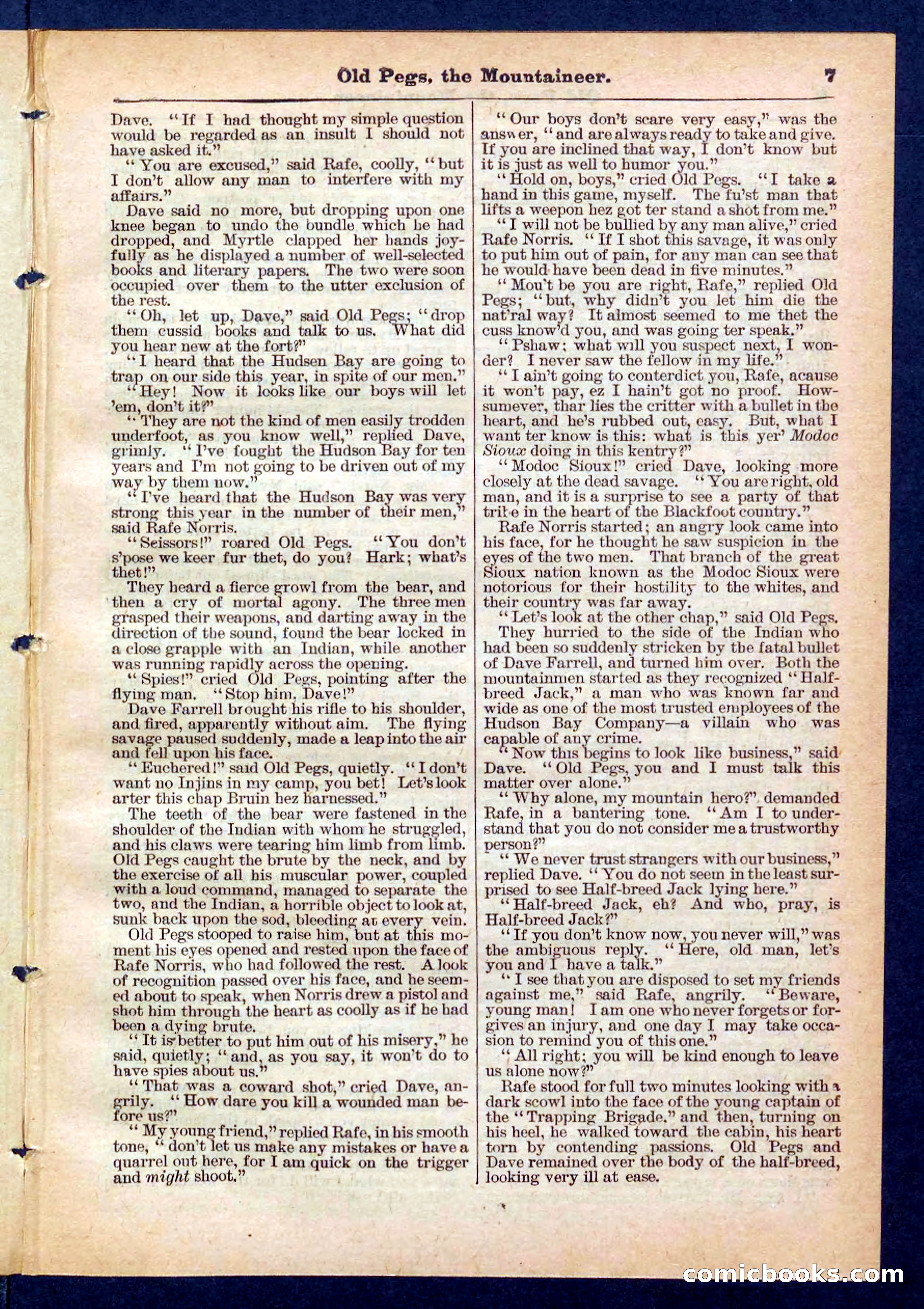 Beadle's Pocket Library No. 445 — page 7 of 32
