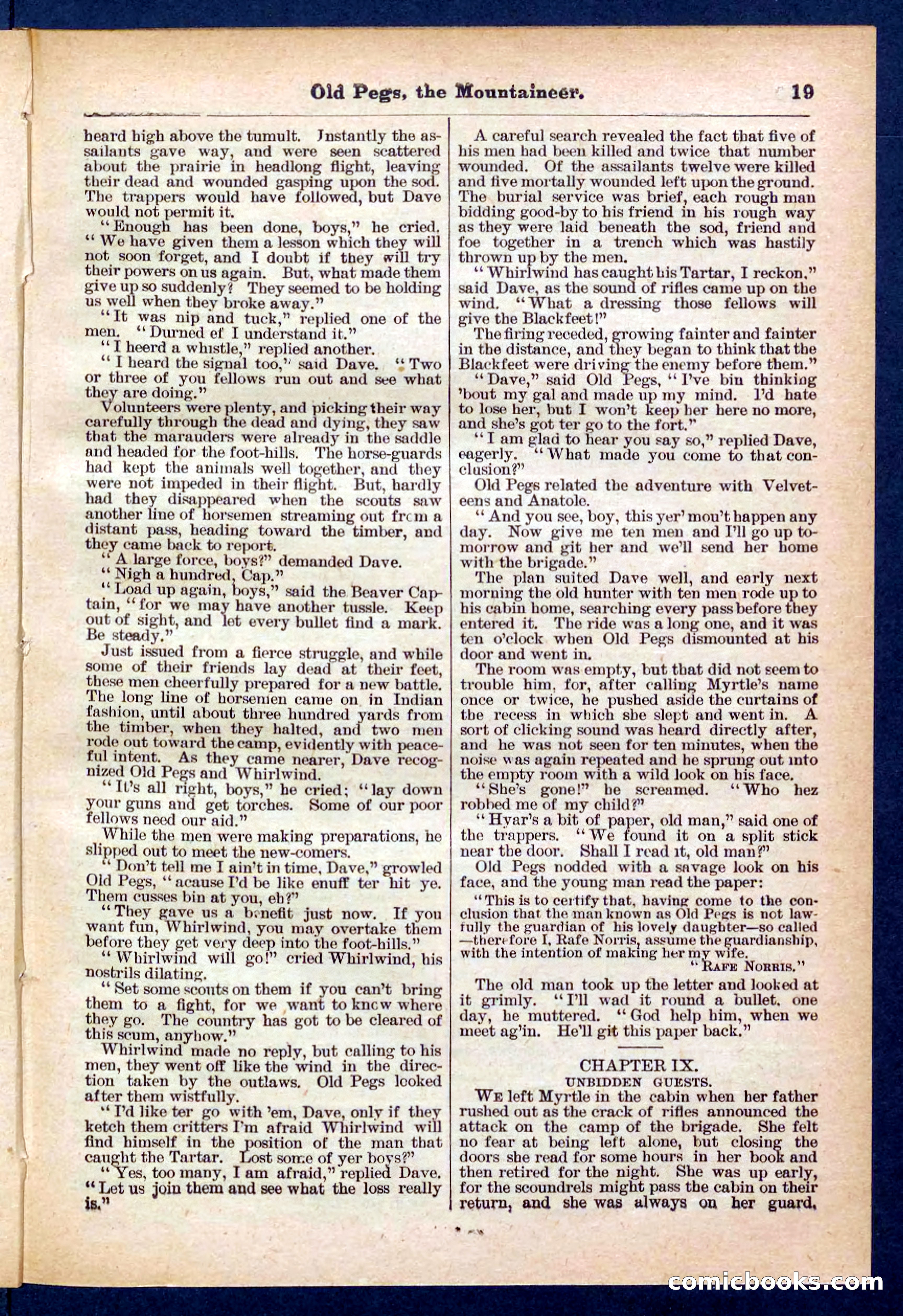 Beadle's Pocket Library No. 445 — page 19 of 32