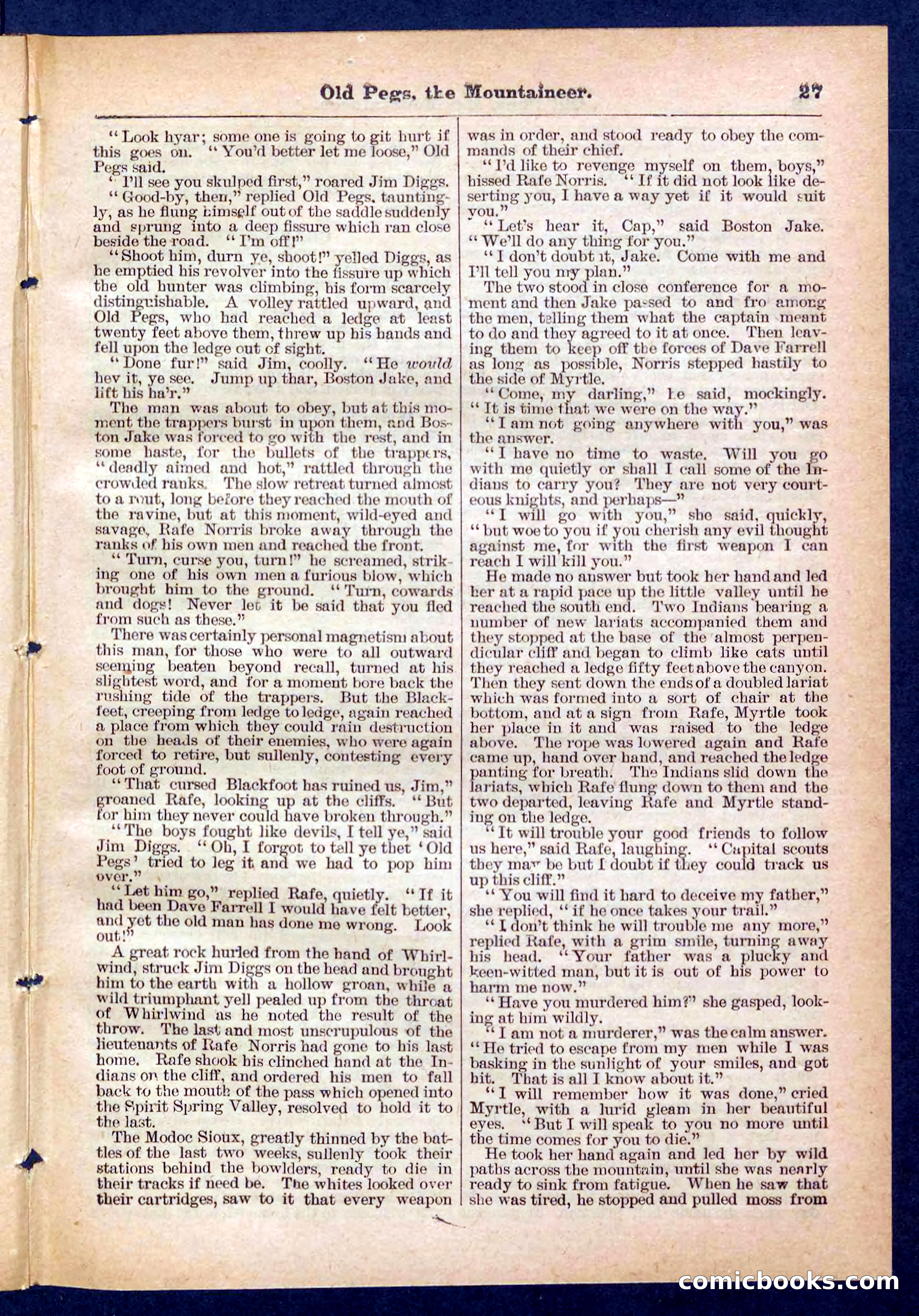 Beadle's Pocket Library No. 445 — page 27 of 32