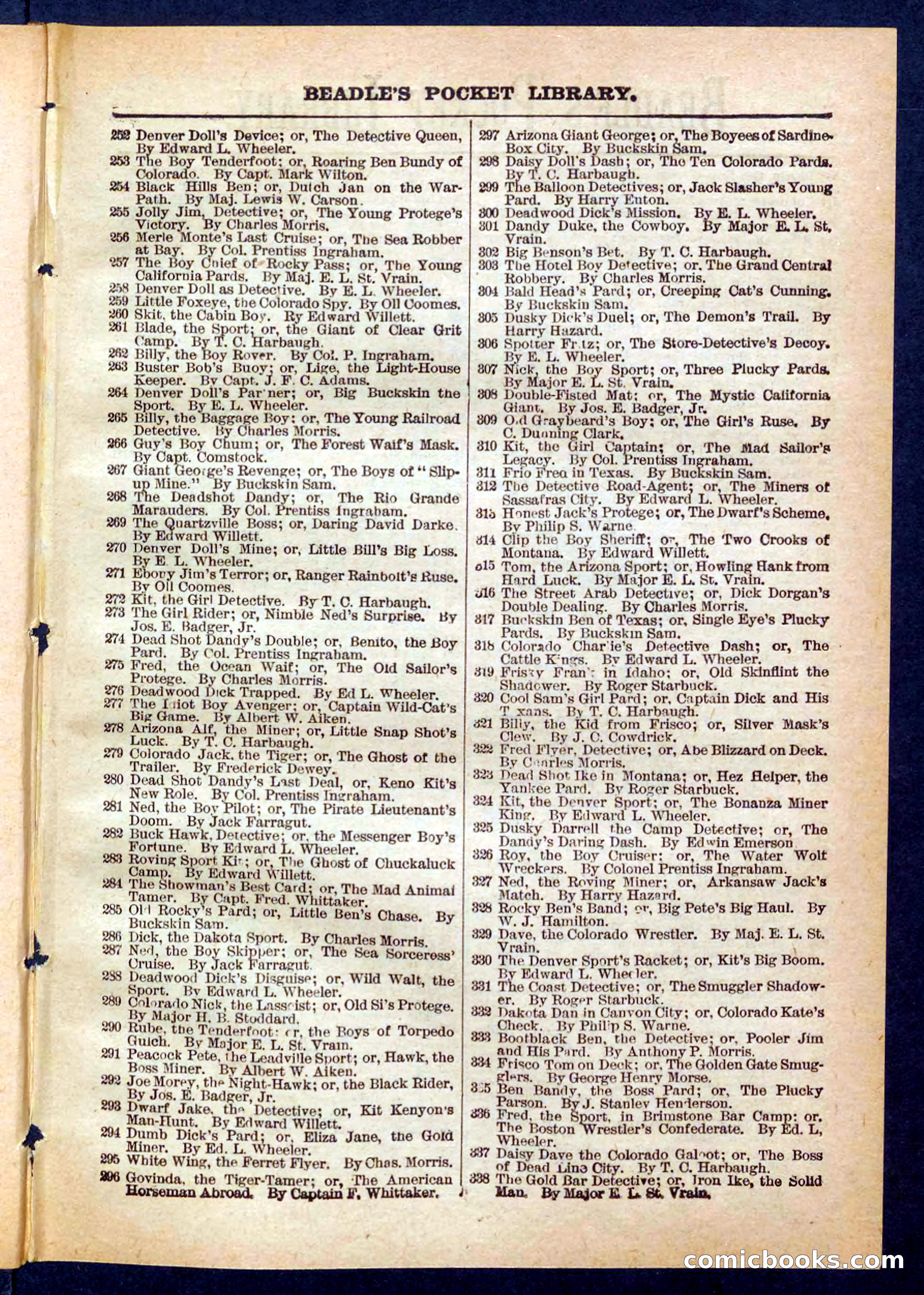 Beadle's Pocket Library No. 445 — page 31 of 32