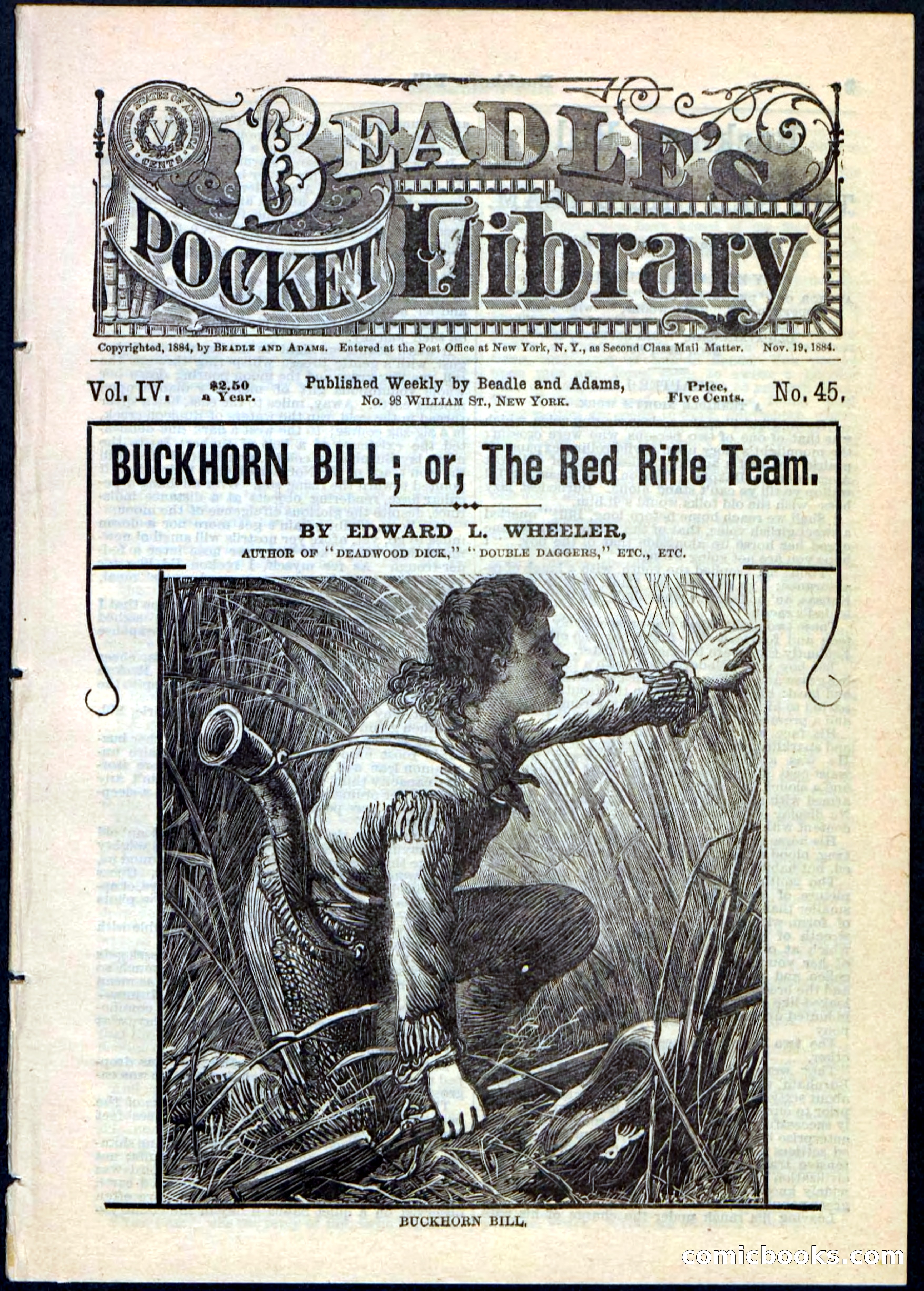 Beadle's Pocket Library No. 45 — page 1 of 32
