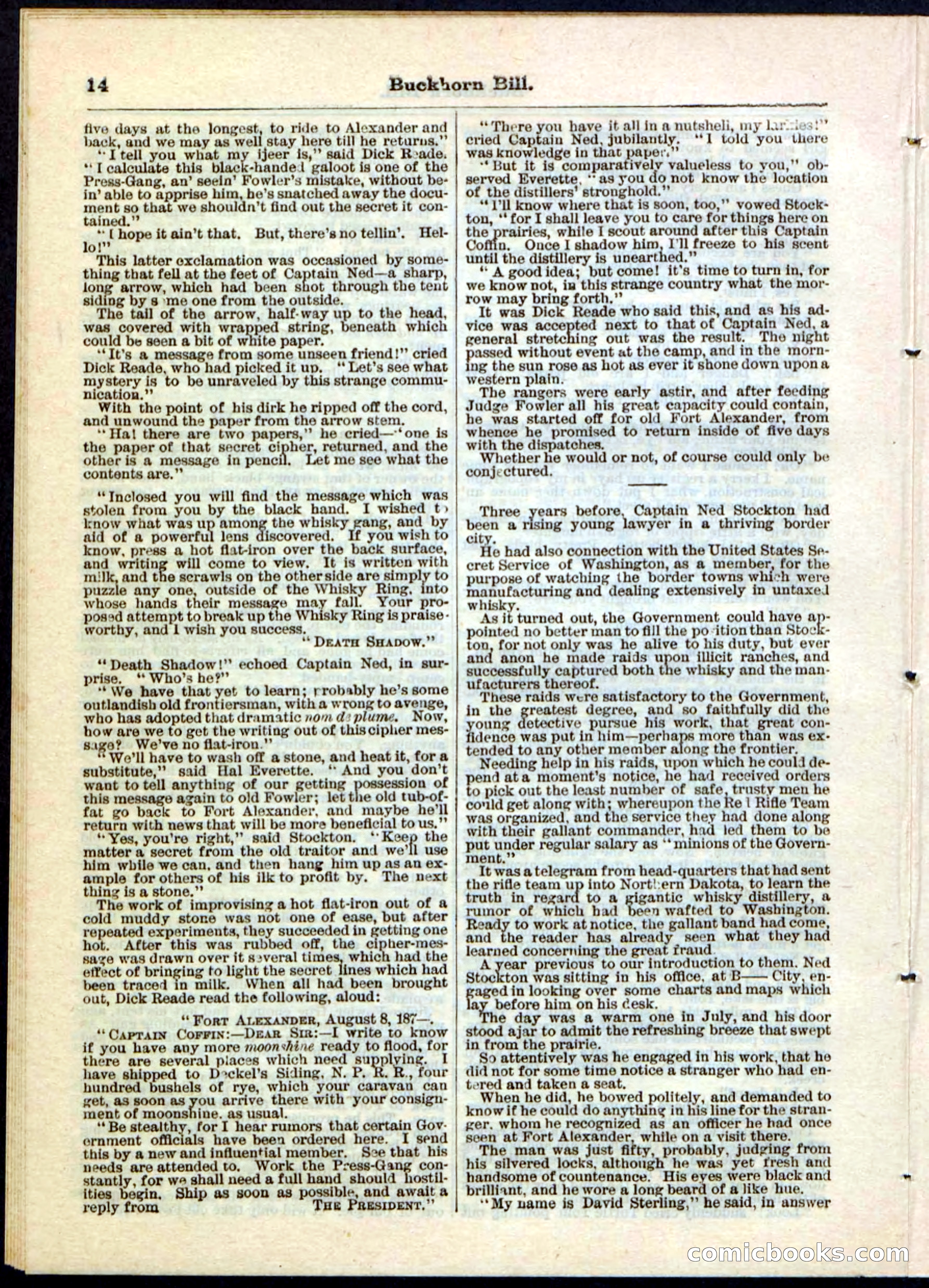 Beadle's Pocket Library No. 45 — page 14 of 32