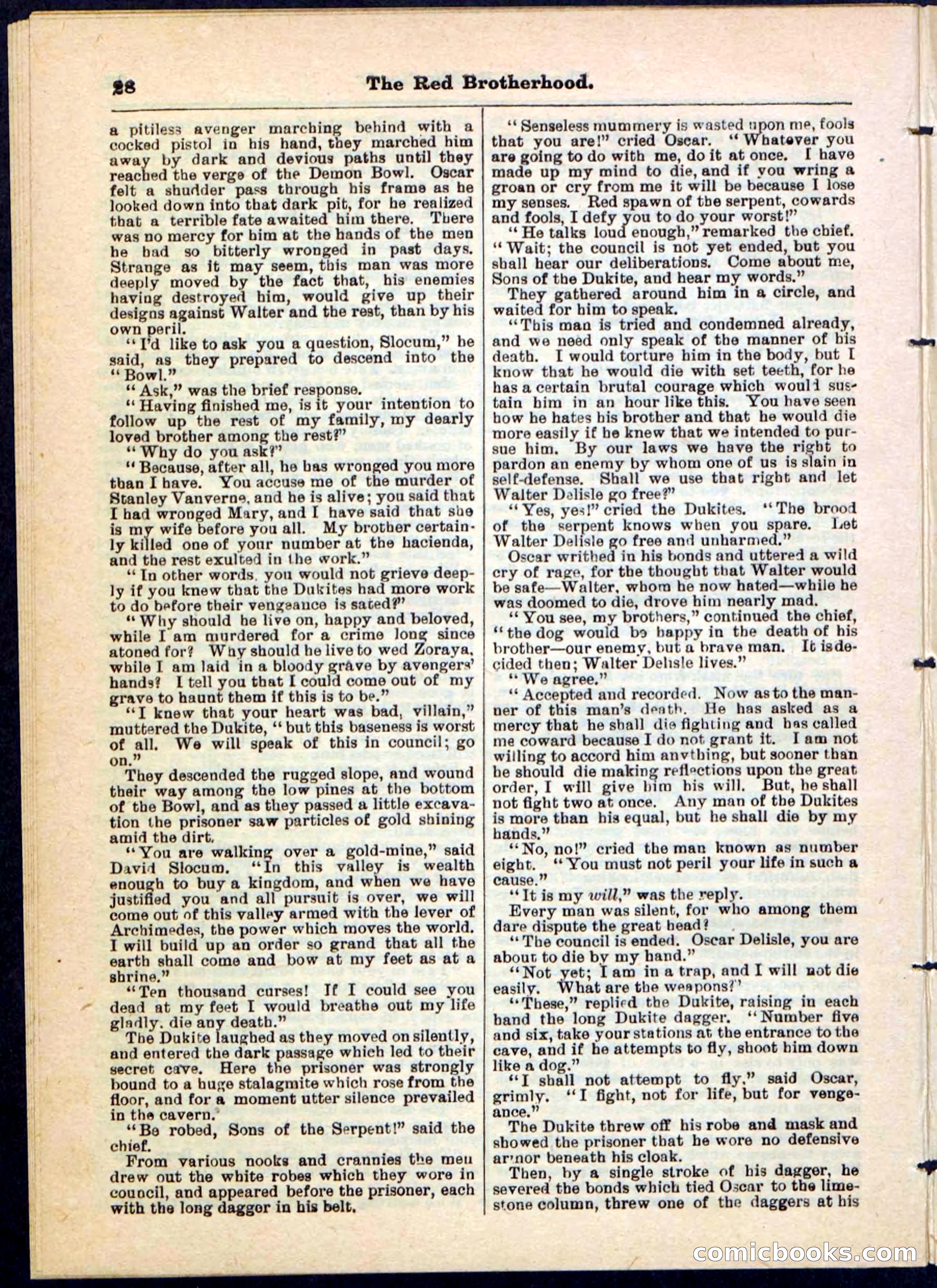 Beadle's Pocket Library No. 47 — page 28 of 32