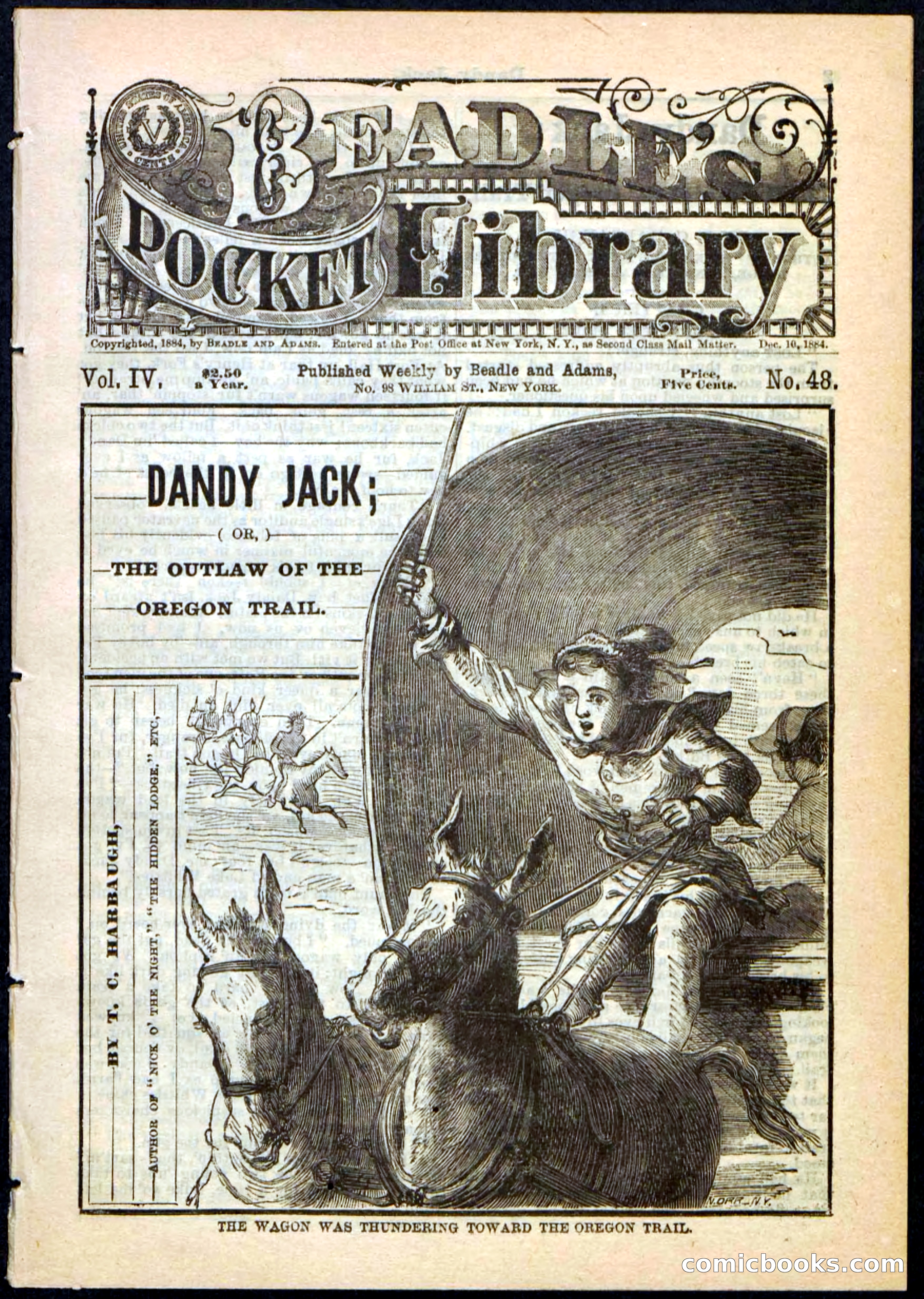 Beadle's Pocket Library No. 48 — page 1 of 32