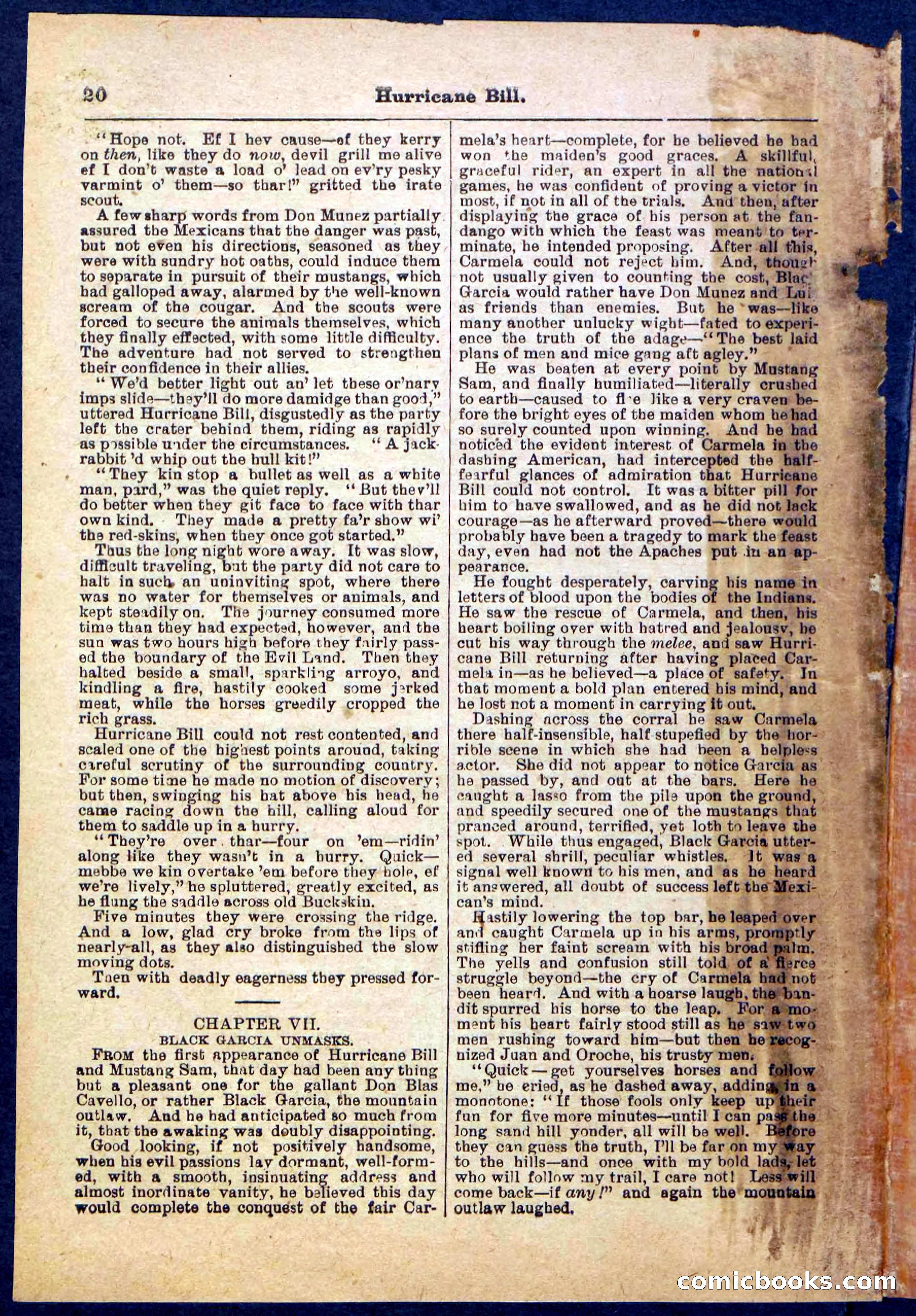 Beadle's Pocket Library, Vol. IV, No. 49 — page 20 of 32