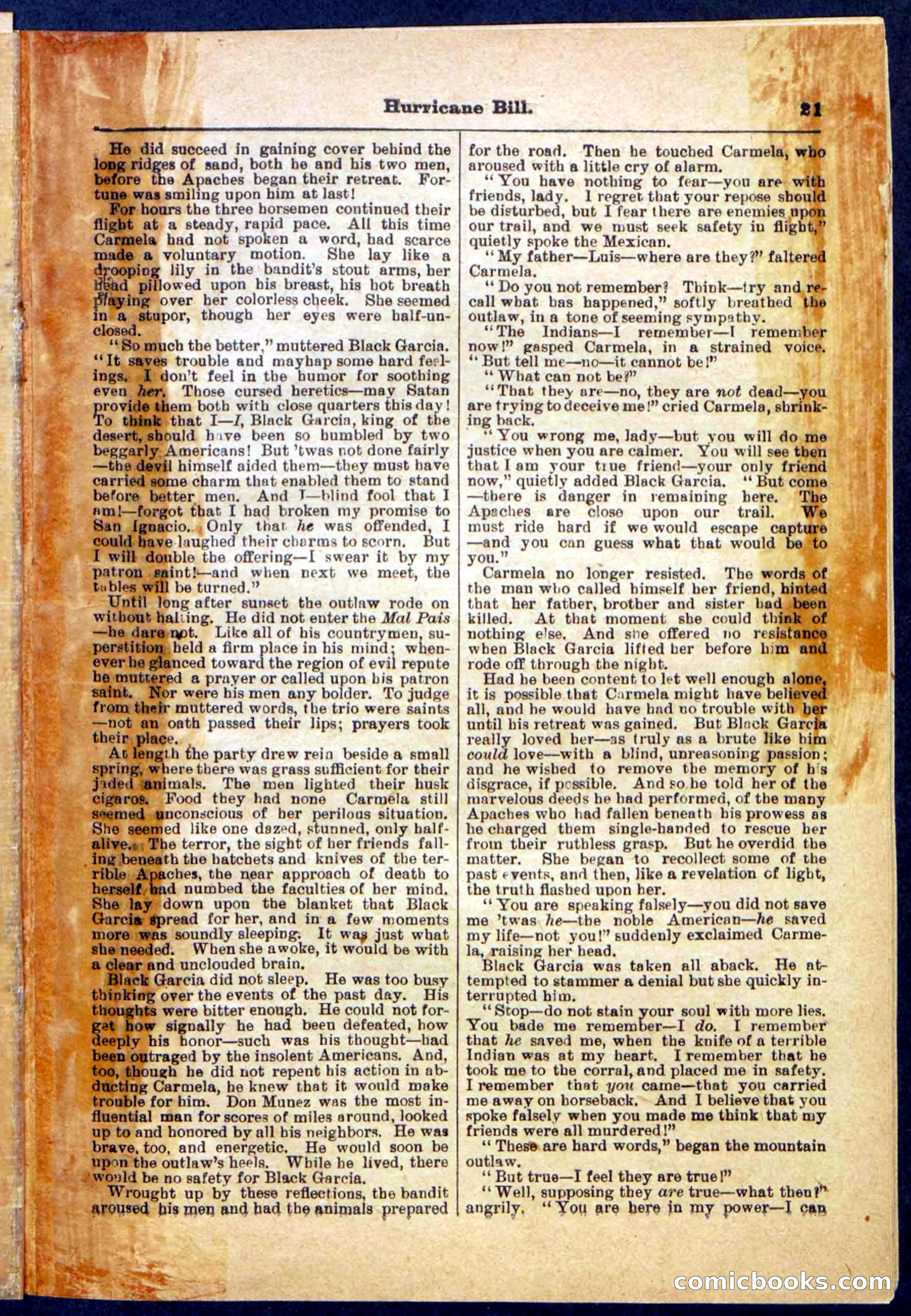 Beadle's Pocket Library, Vol. IV, No. 49 — page 21 of 32