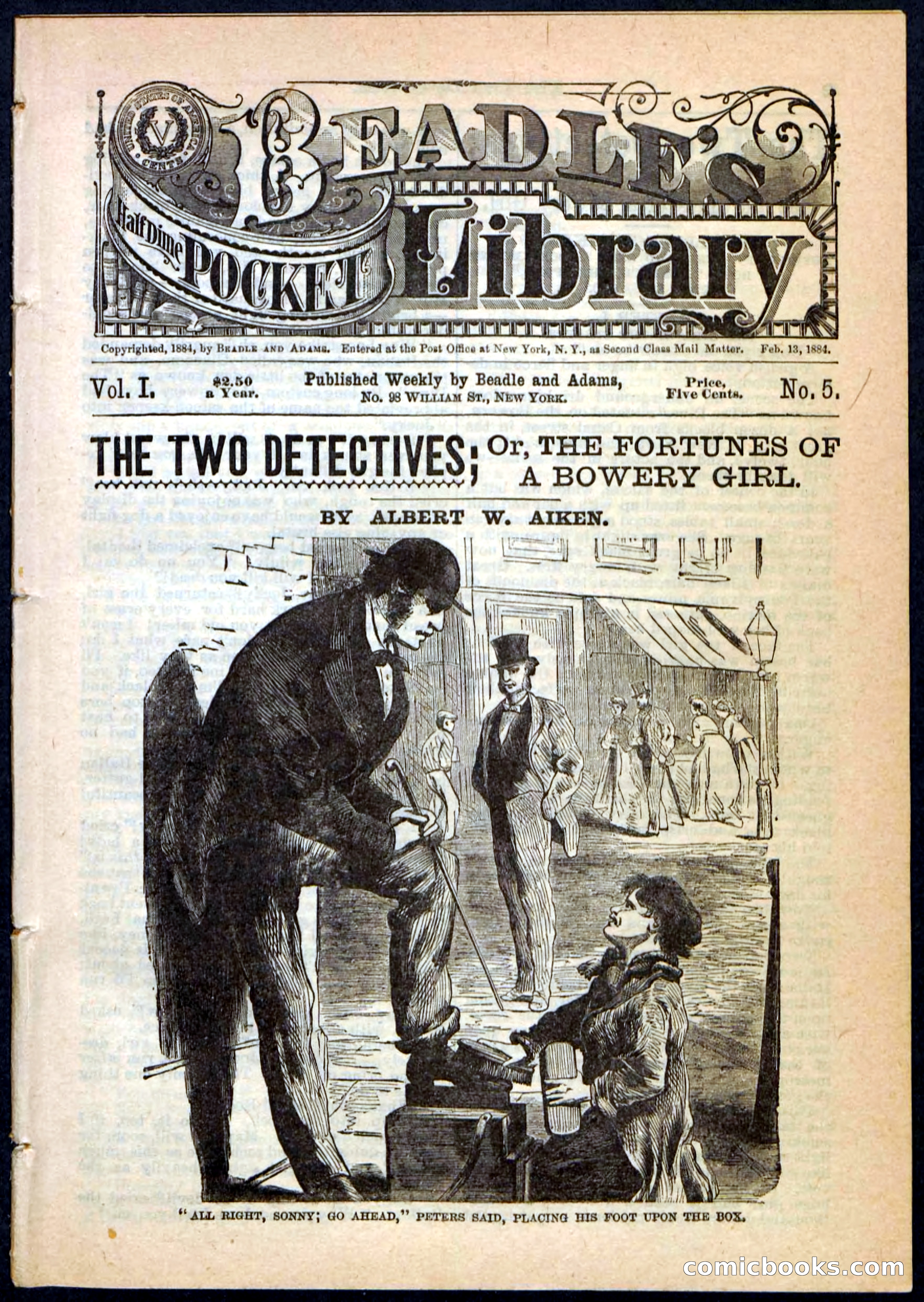 Beadle's Pocket Library No. 5 — page 1 of 32