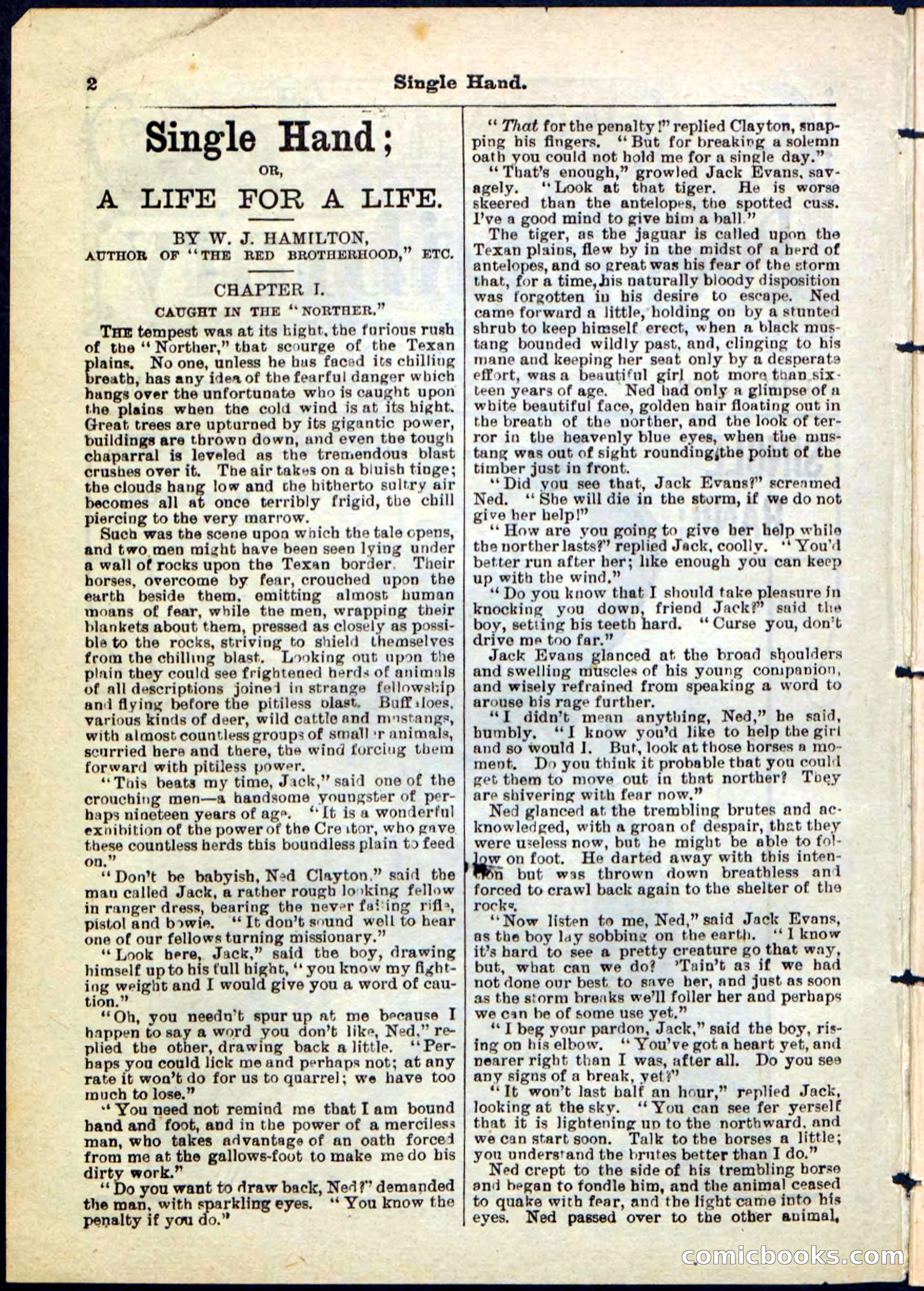 Beadle's Pocket Library No. 50 — page 2 of 32