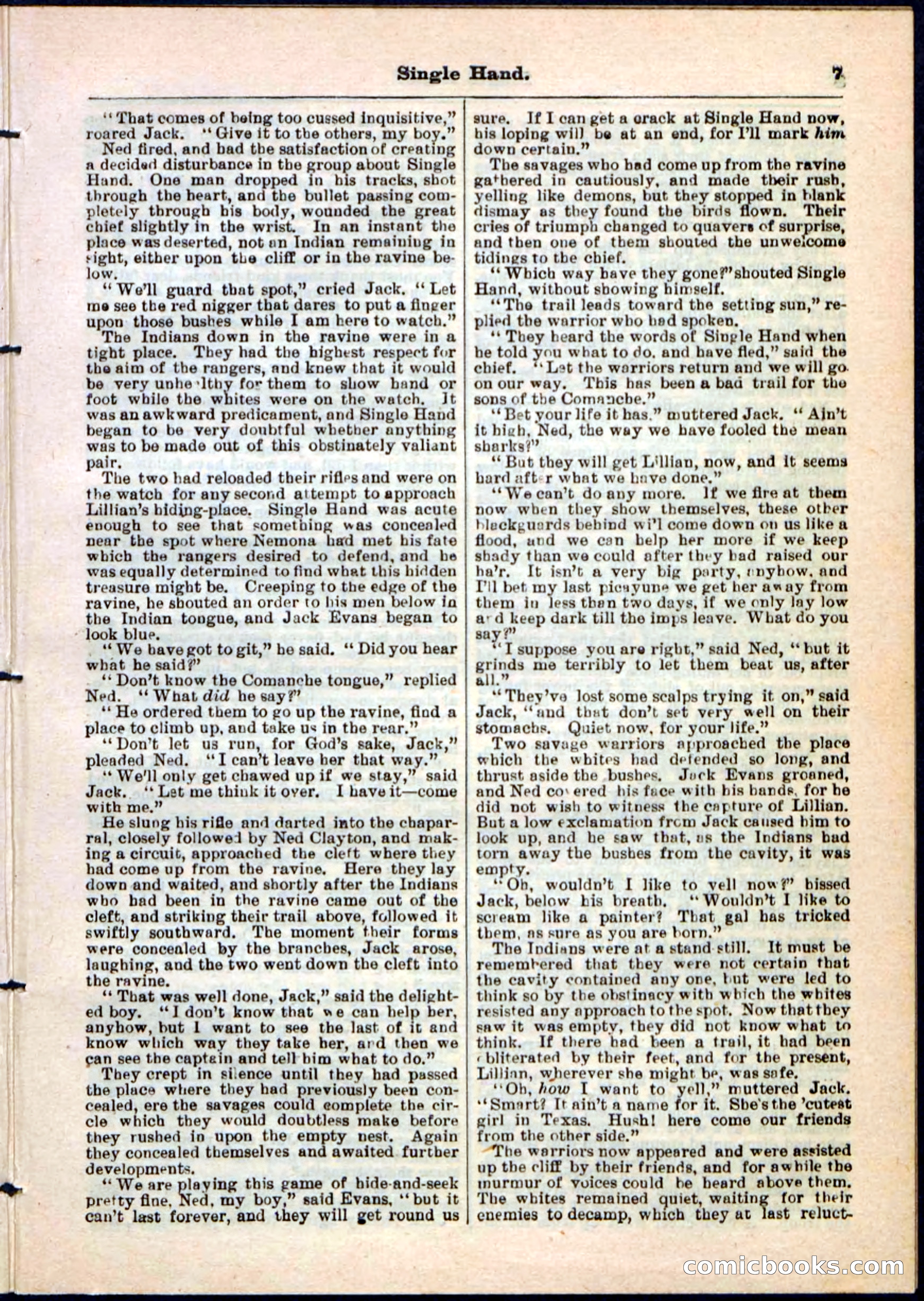 Beadle's Pocket Library No. 50 — page 7 of 32