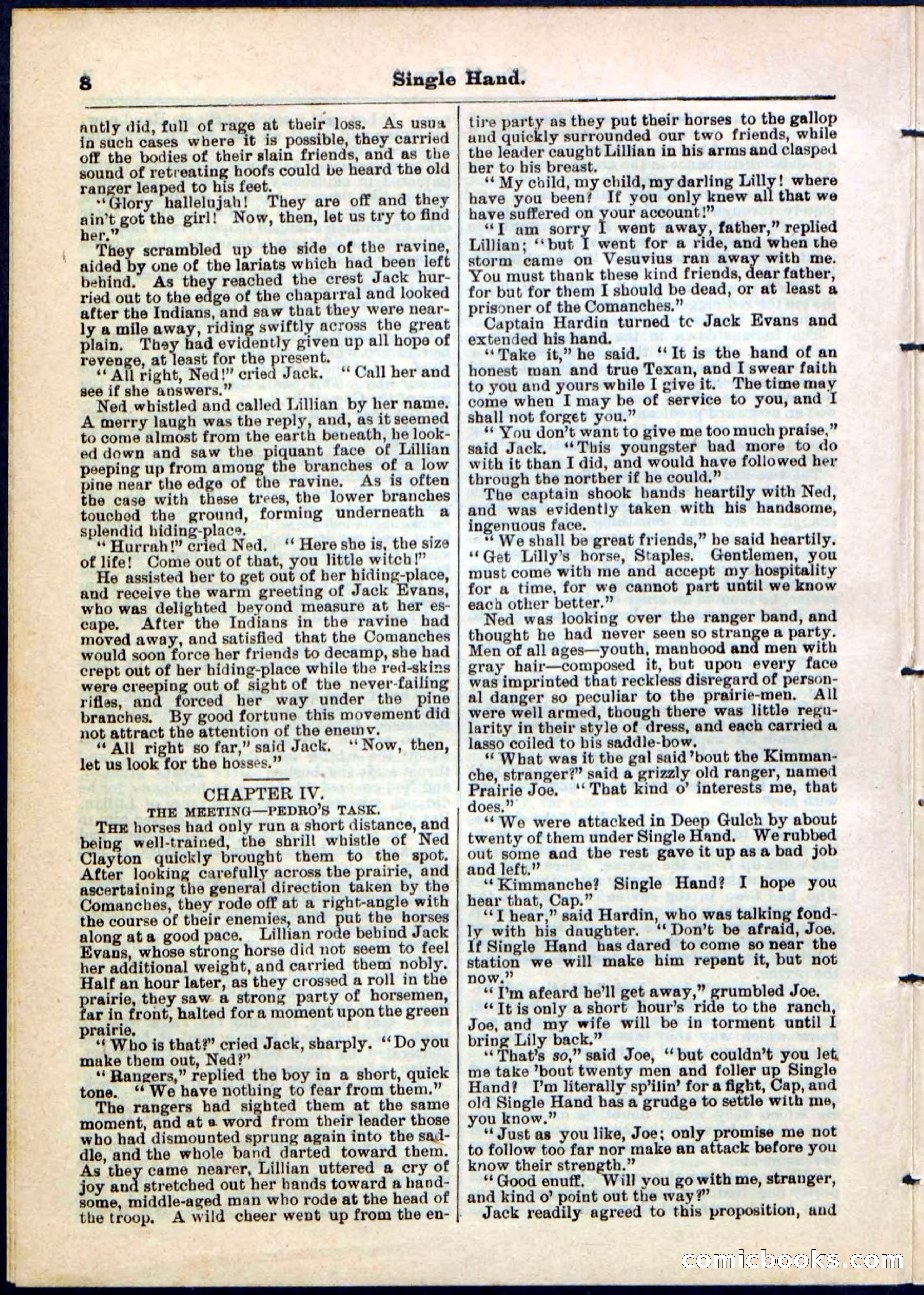 Beadle's Pocket Library No. 50 — page 8 of 32