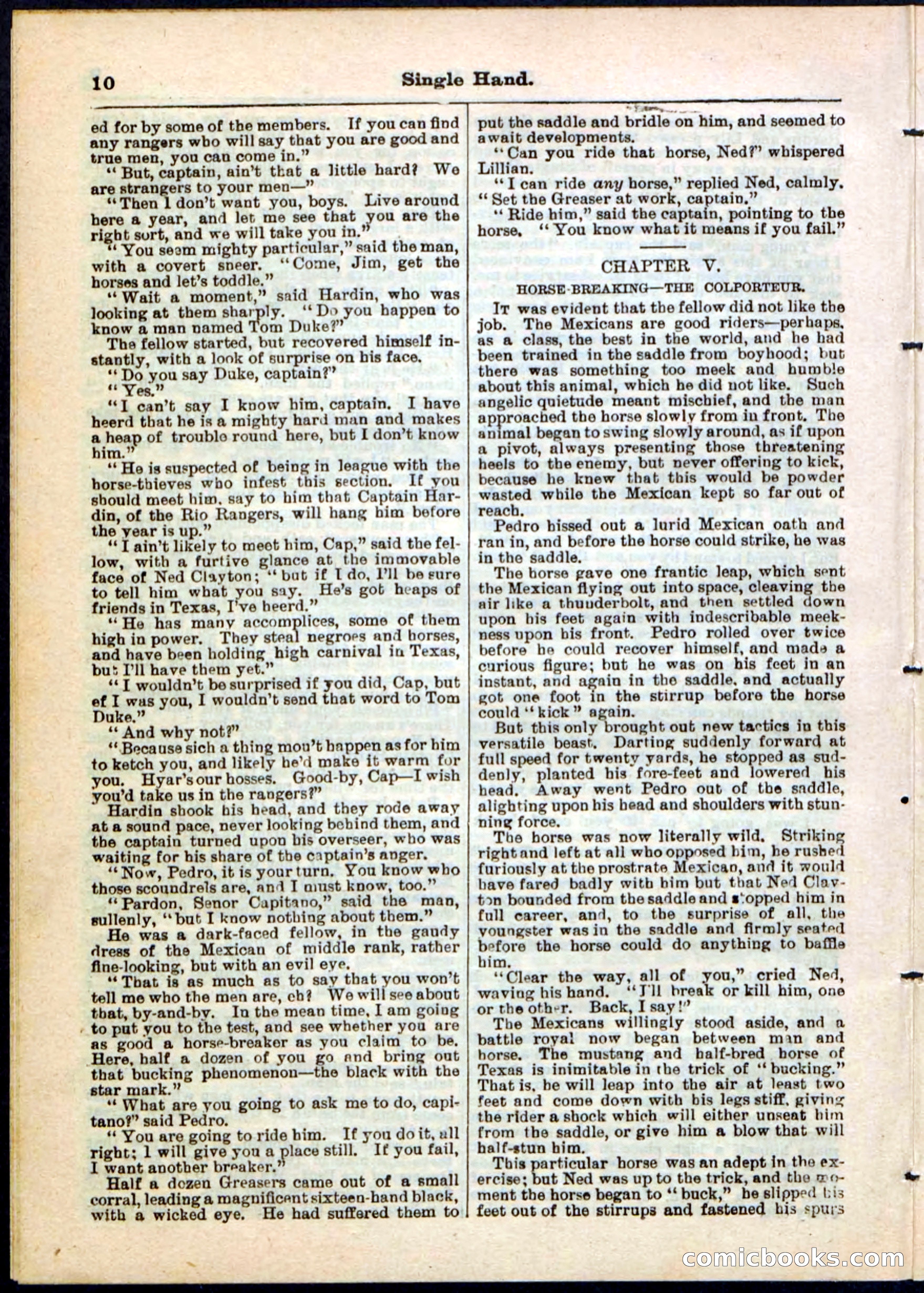 Beadle's Pocket Library No. 50 — page 10 of 32
