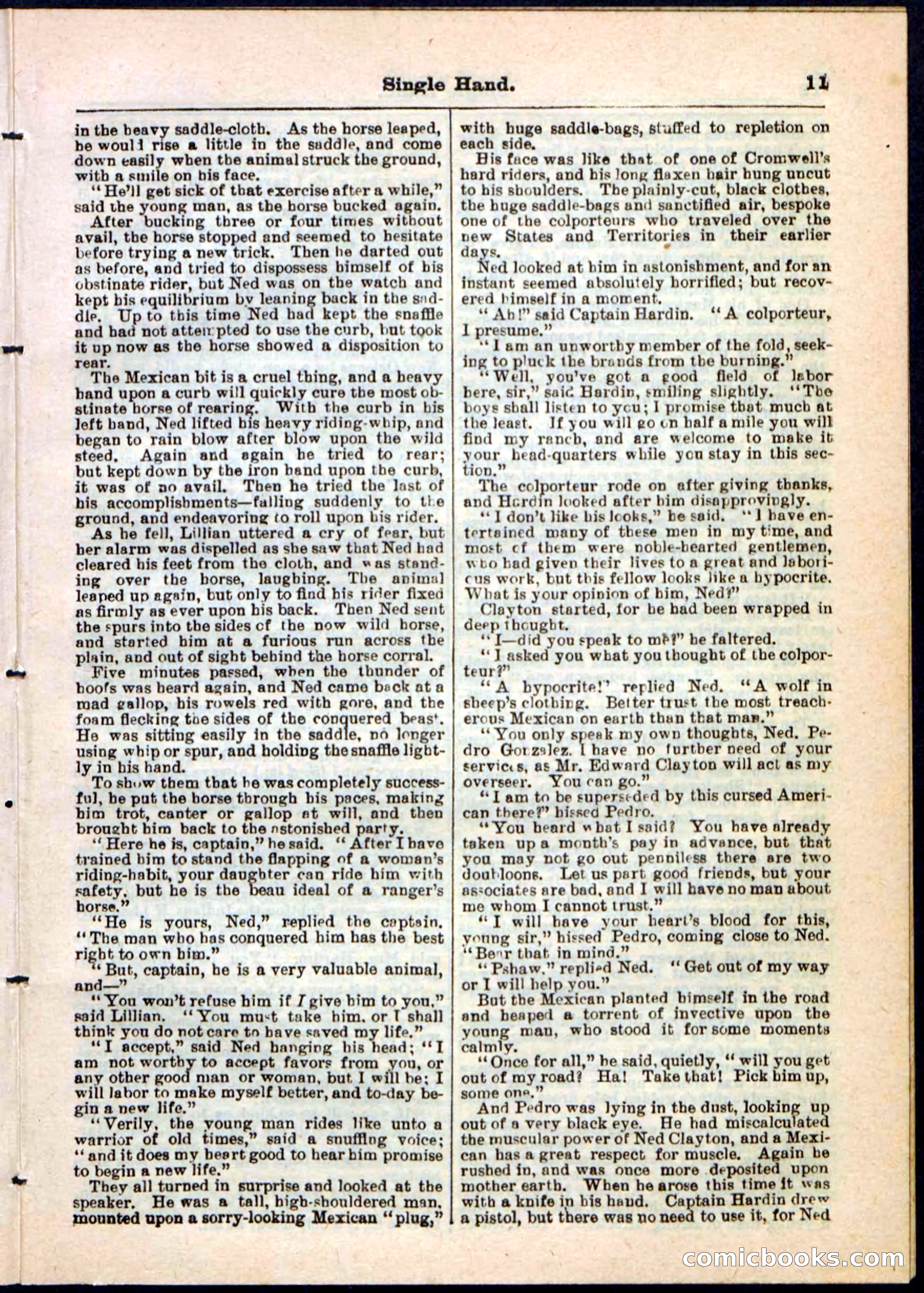 Beadle's Pocket Library No. 50 — page 11 of 32