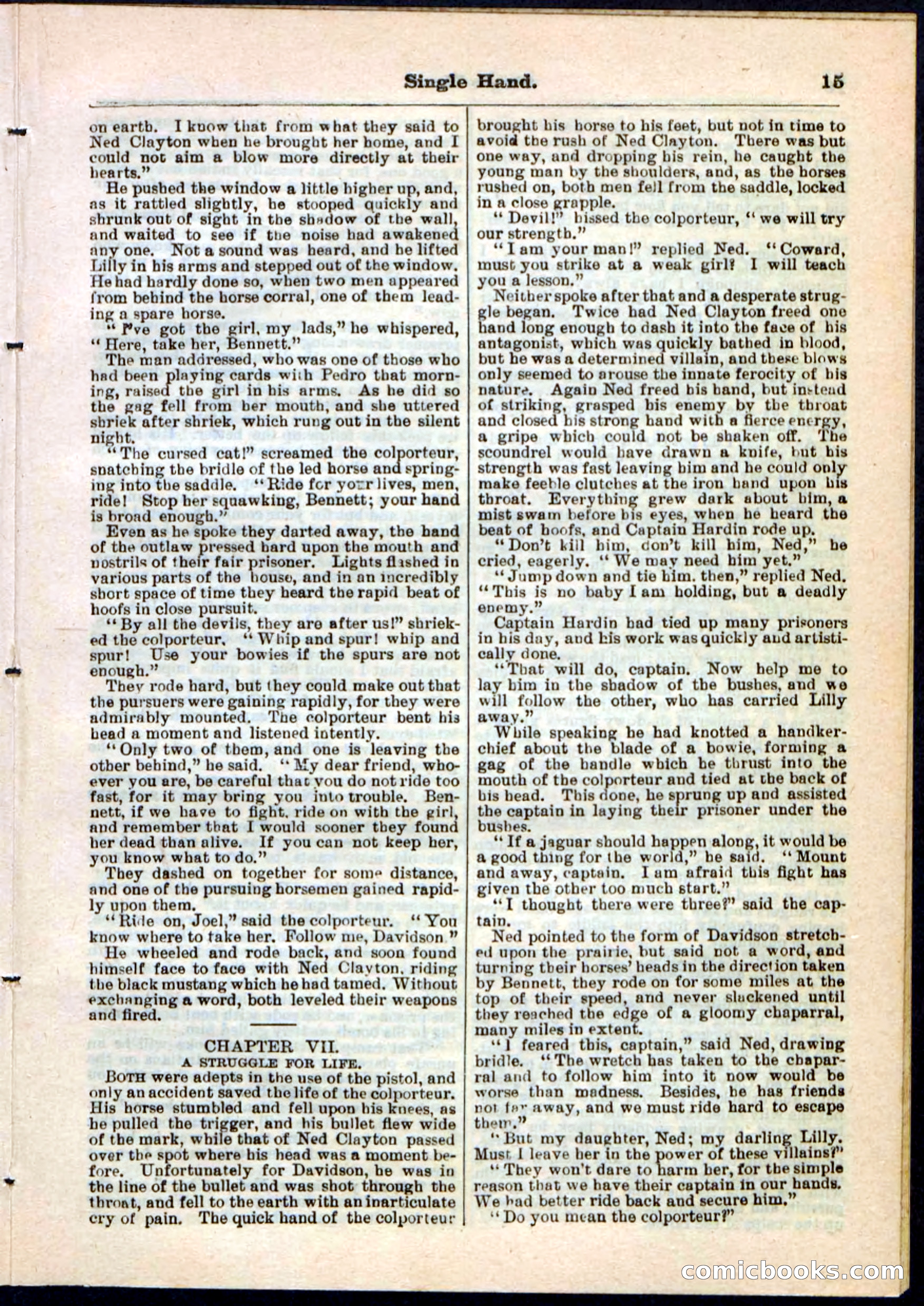 Beadle's Pocket Library No. 50 — page 15 of 32
