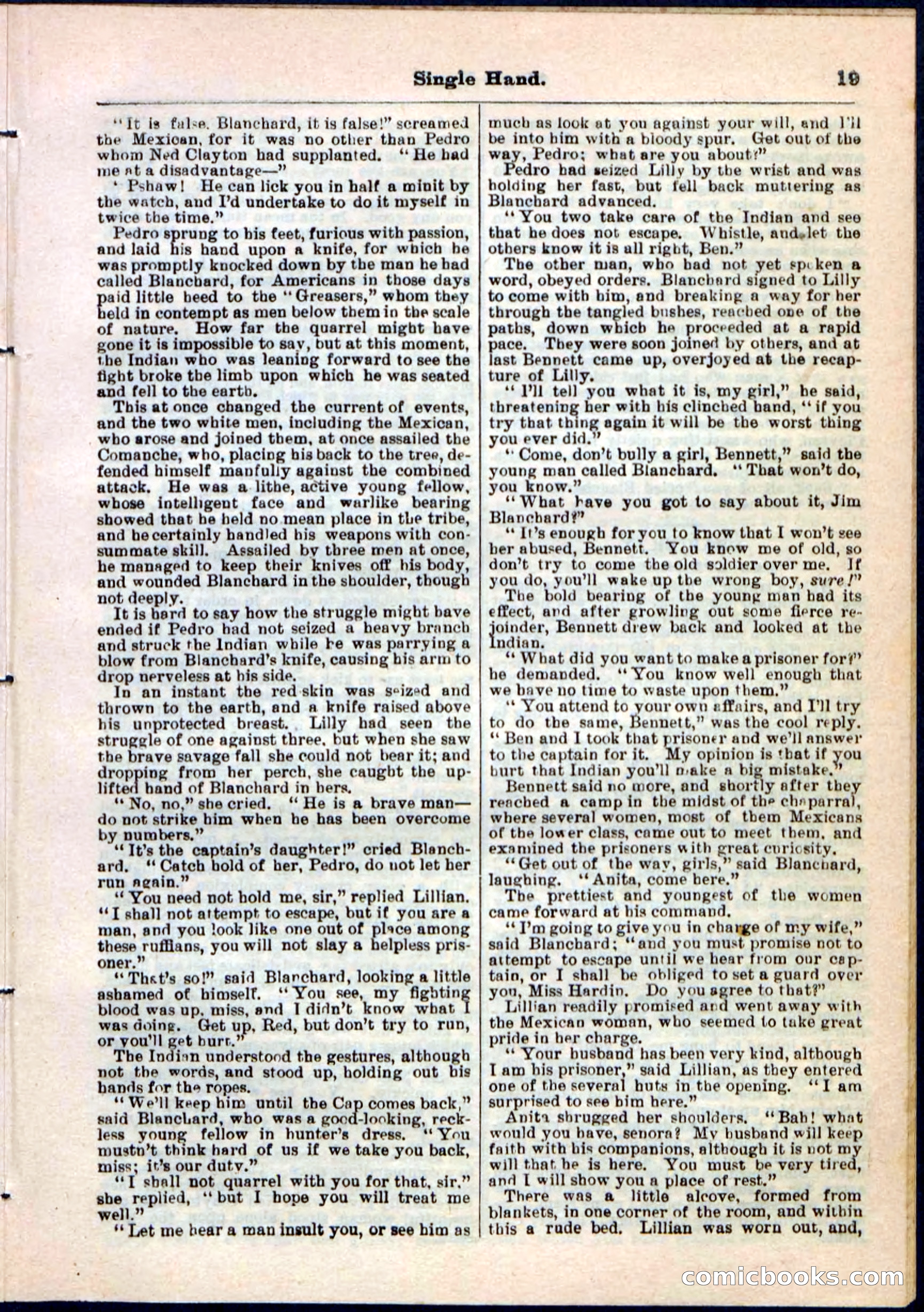 Beadle's Pocket Library No. 50 — page 19 of 32