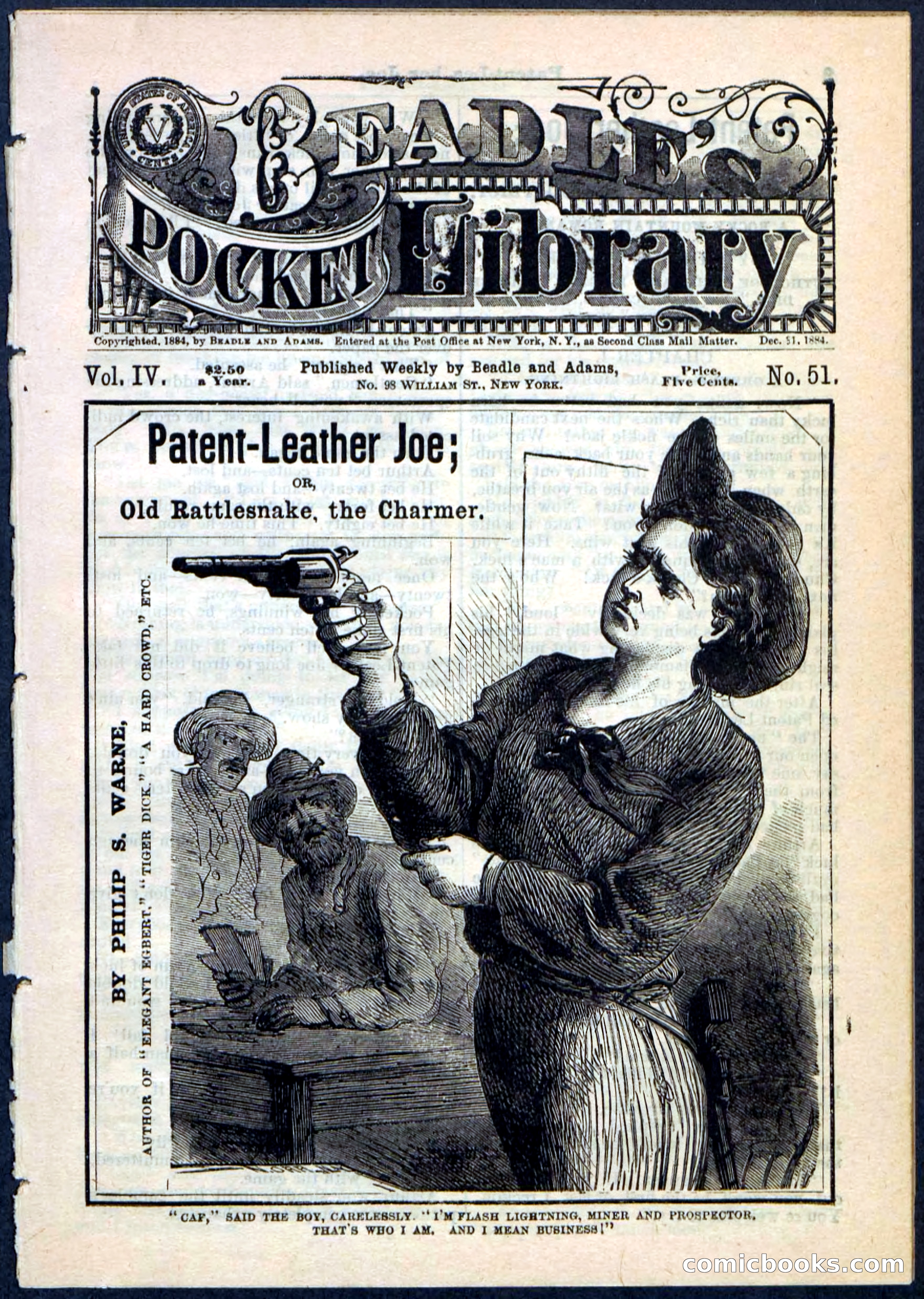 Beadle's Pocket Library No. 51 — page 1 of 32