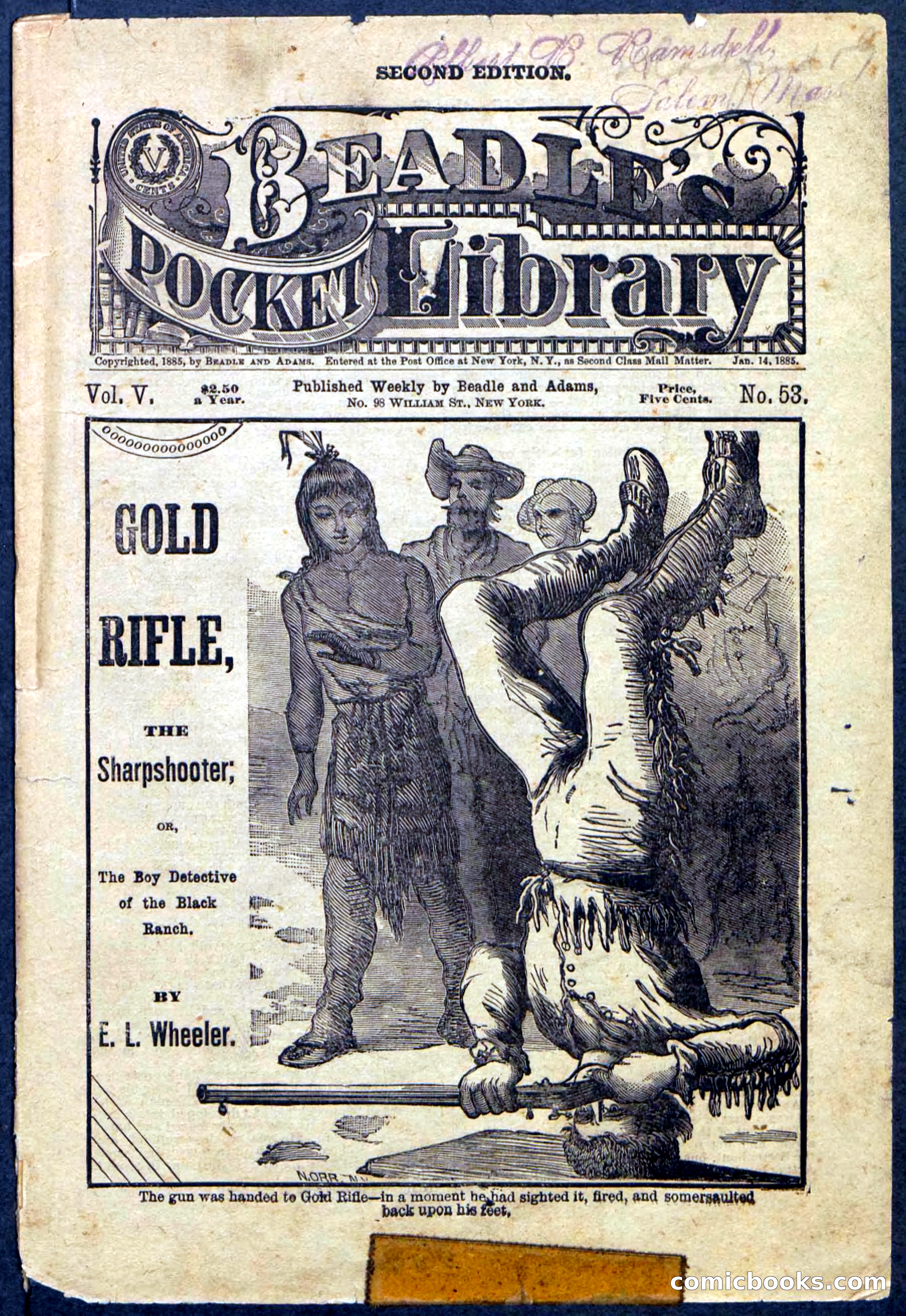 Beadle's Pocket Library, No. 53 — page 1 of 32
