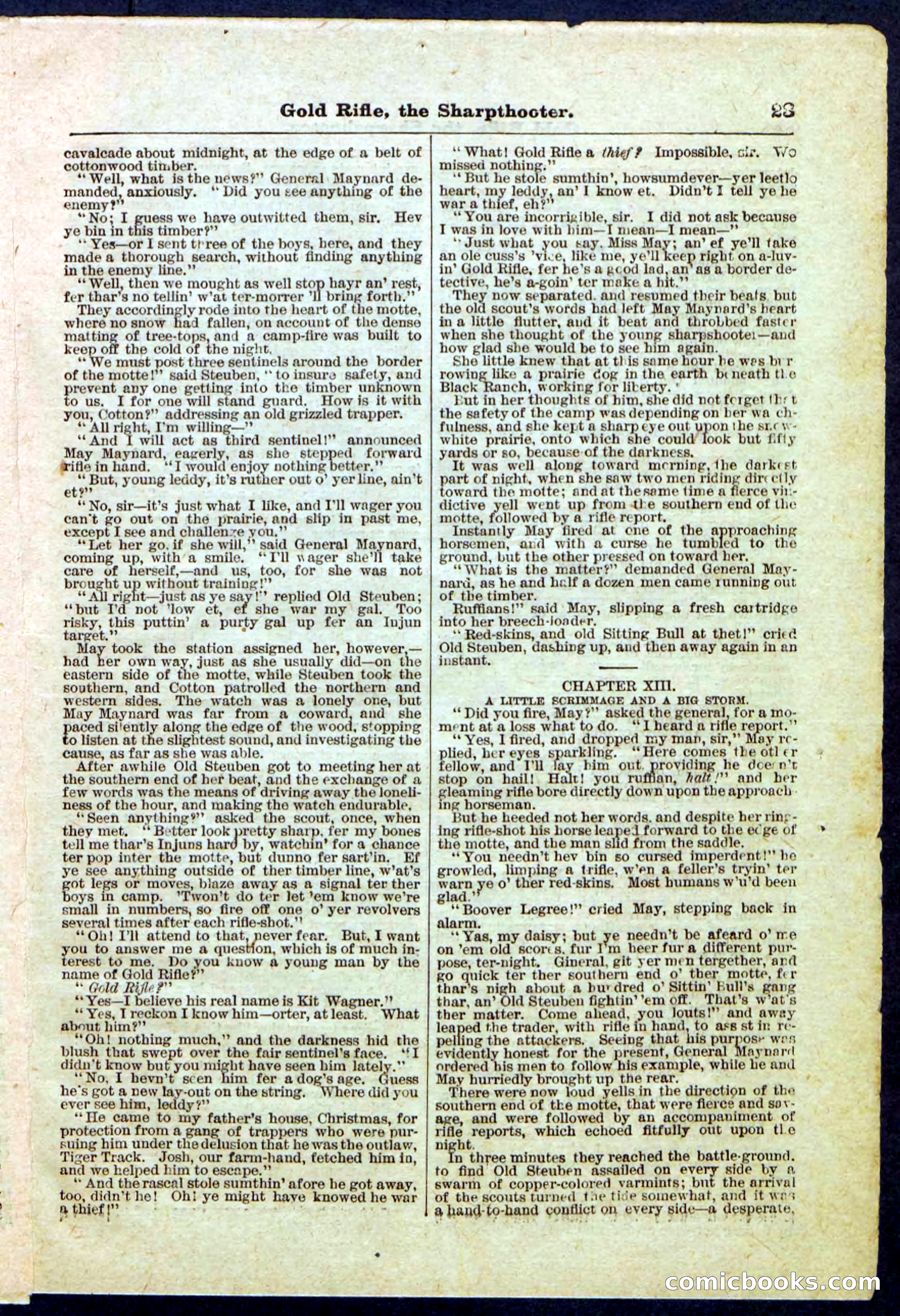 Beadle's Pocket Library, No. 53 — page 23 of 32