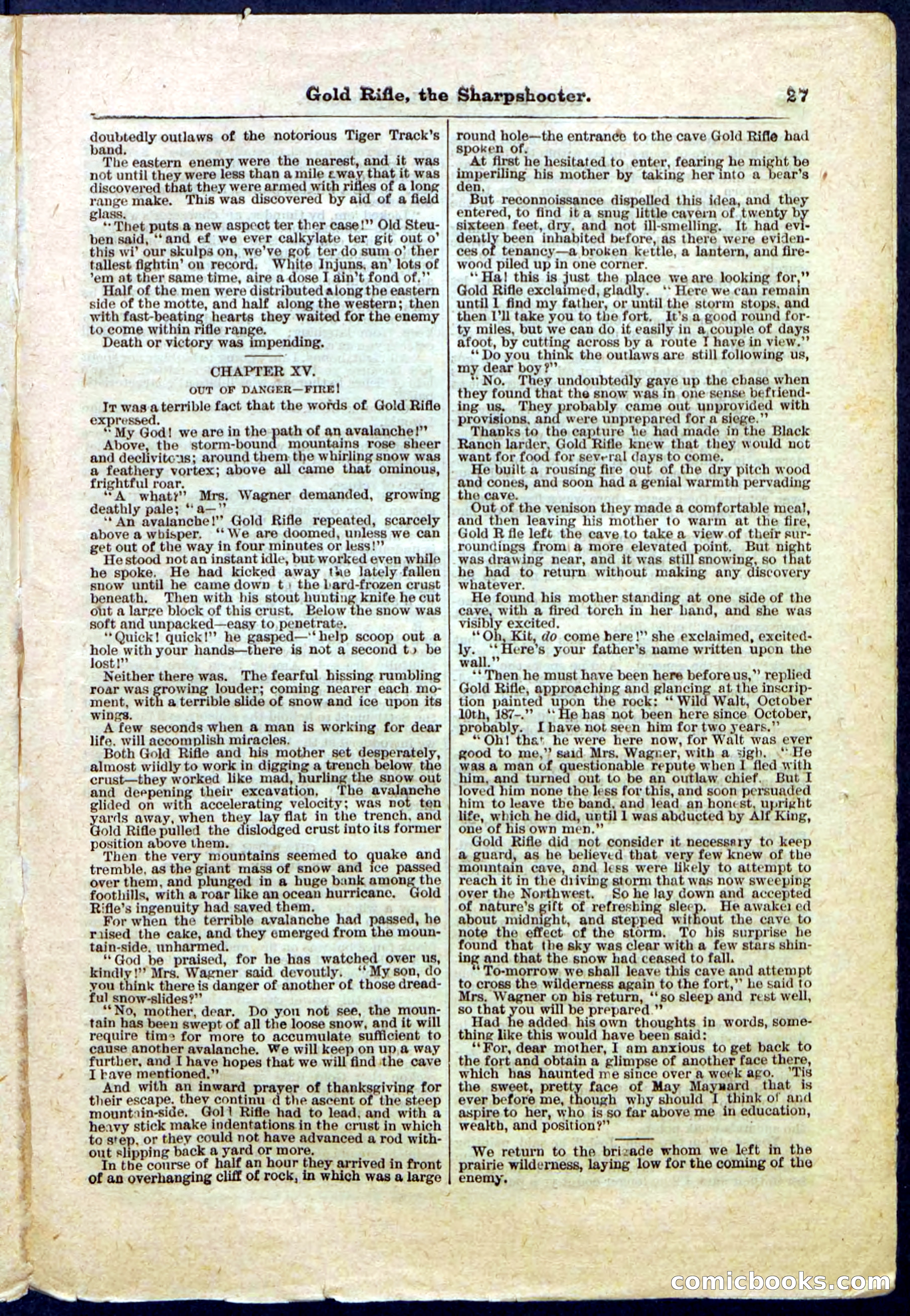 Beadle's Pocket Library, No. 53 — page 27 of 32