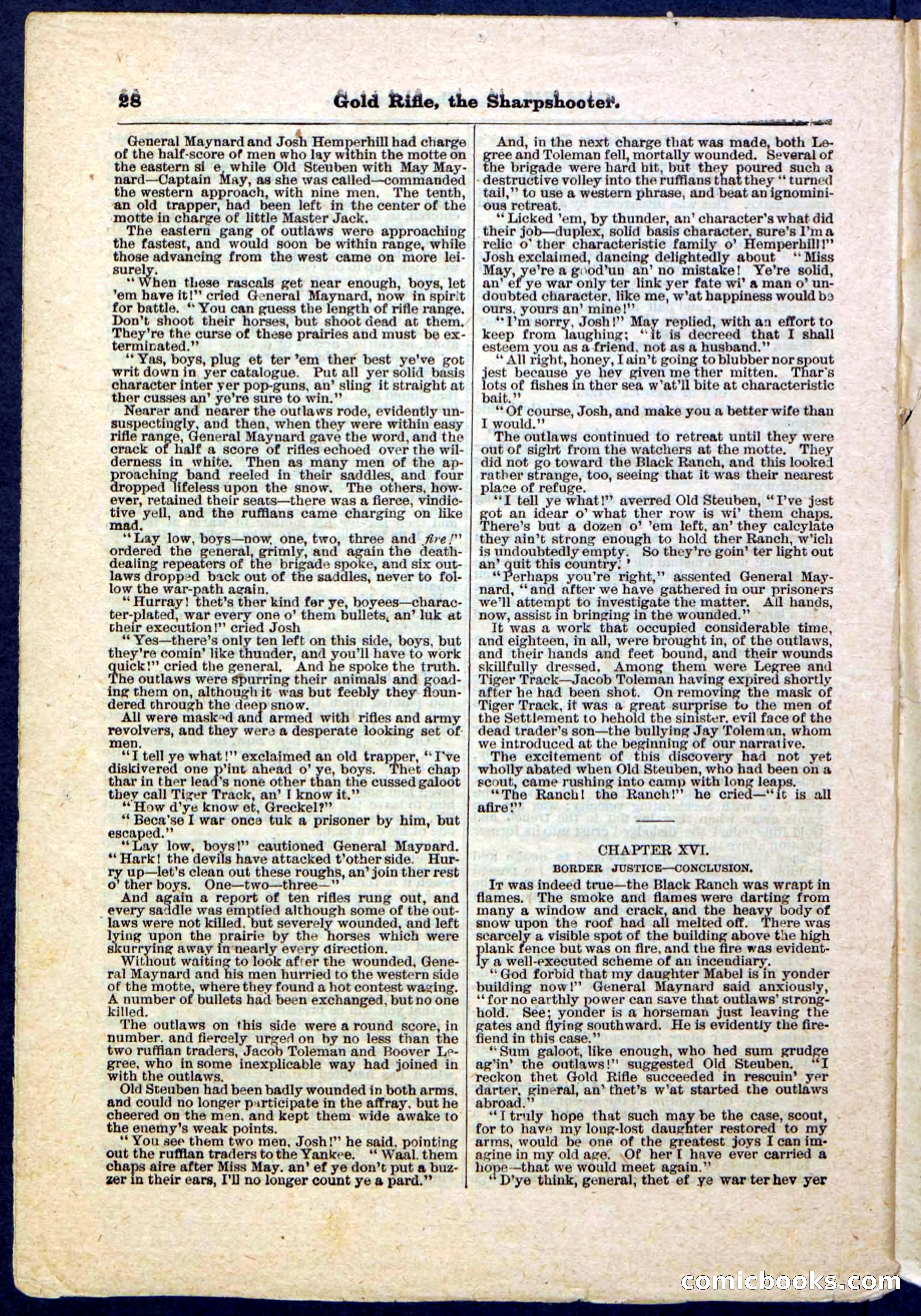 Beadle's Pocket Library, No. 53 — page 28 of 32