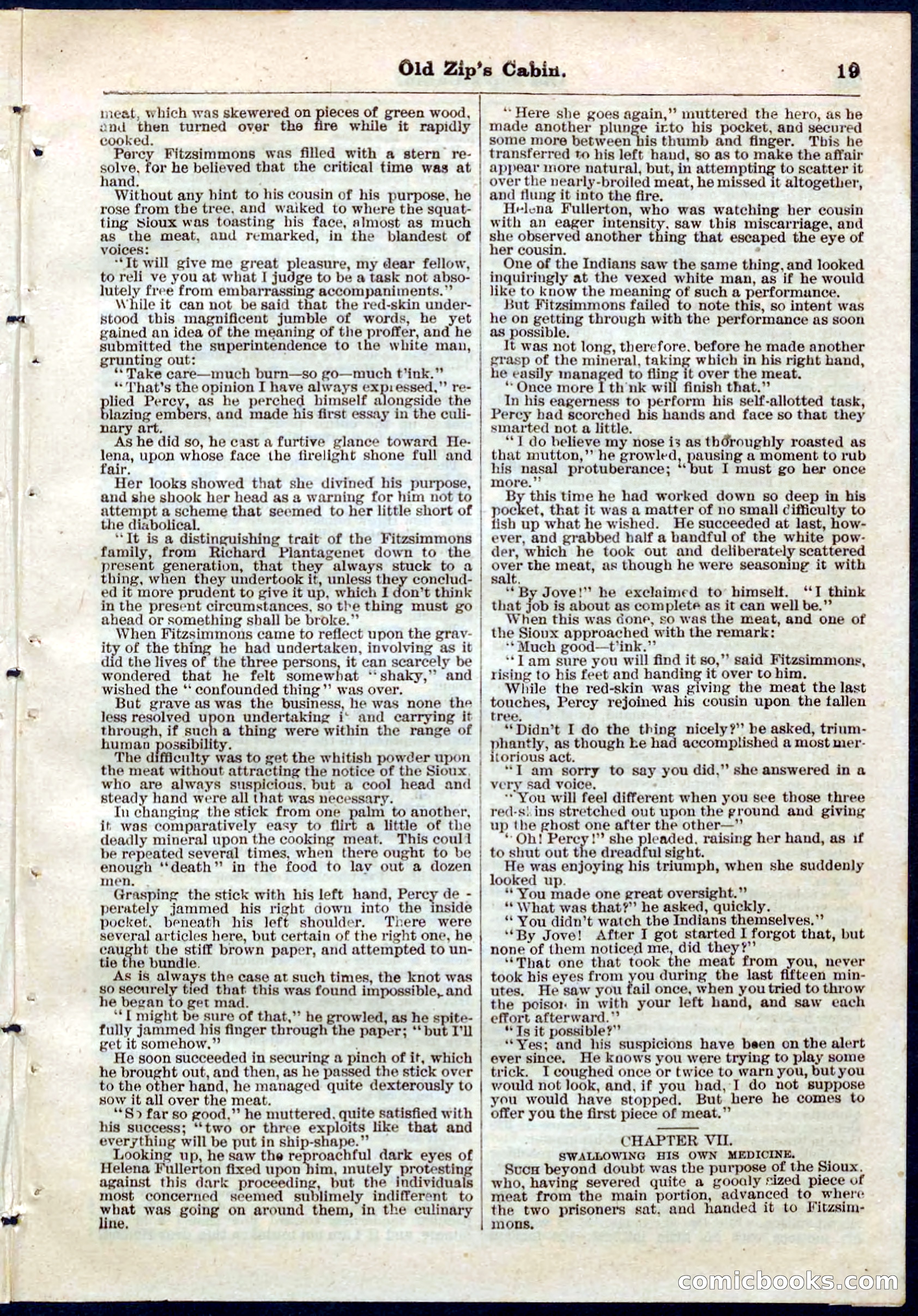 Beadle's Pocket Library No. 54 — page 19 of 32