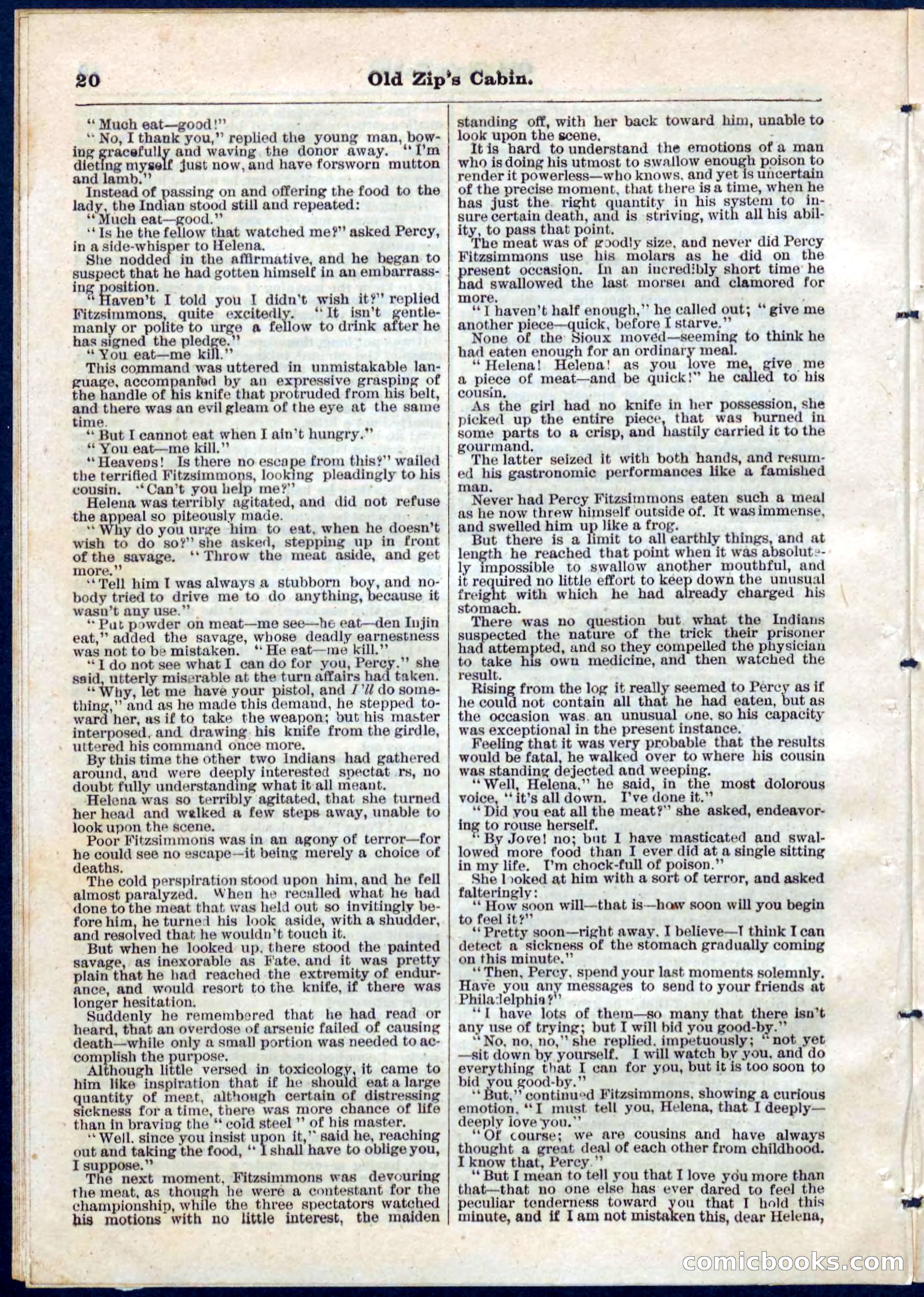 Beadle's Pocket Library No. 54 — page 20 of 32