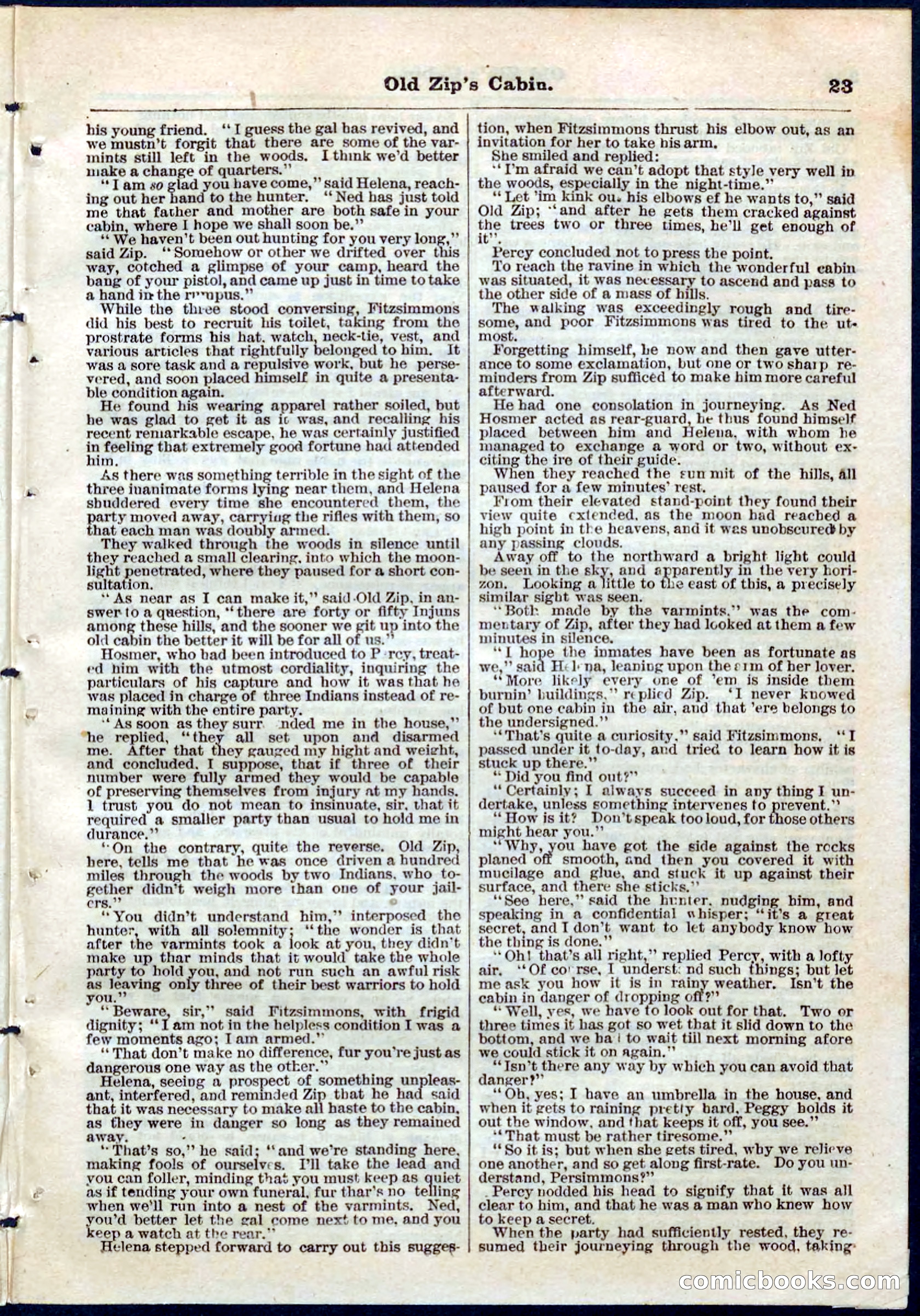 Beadle's Pocket Library No. 54 — page 23 of 32