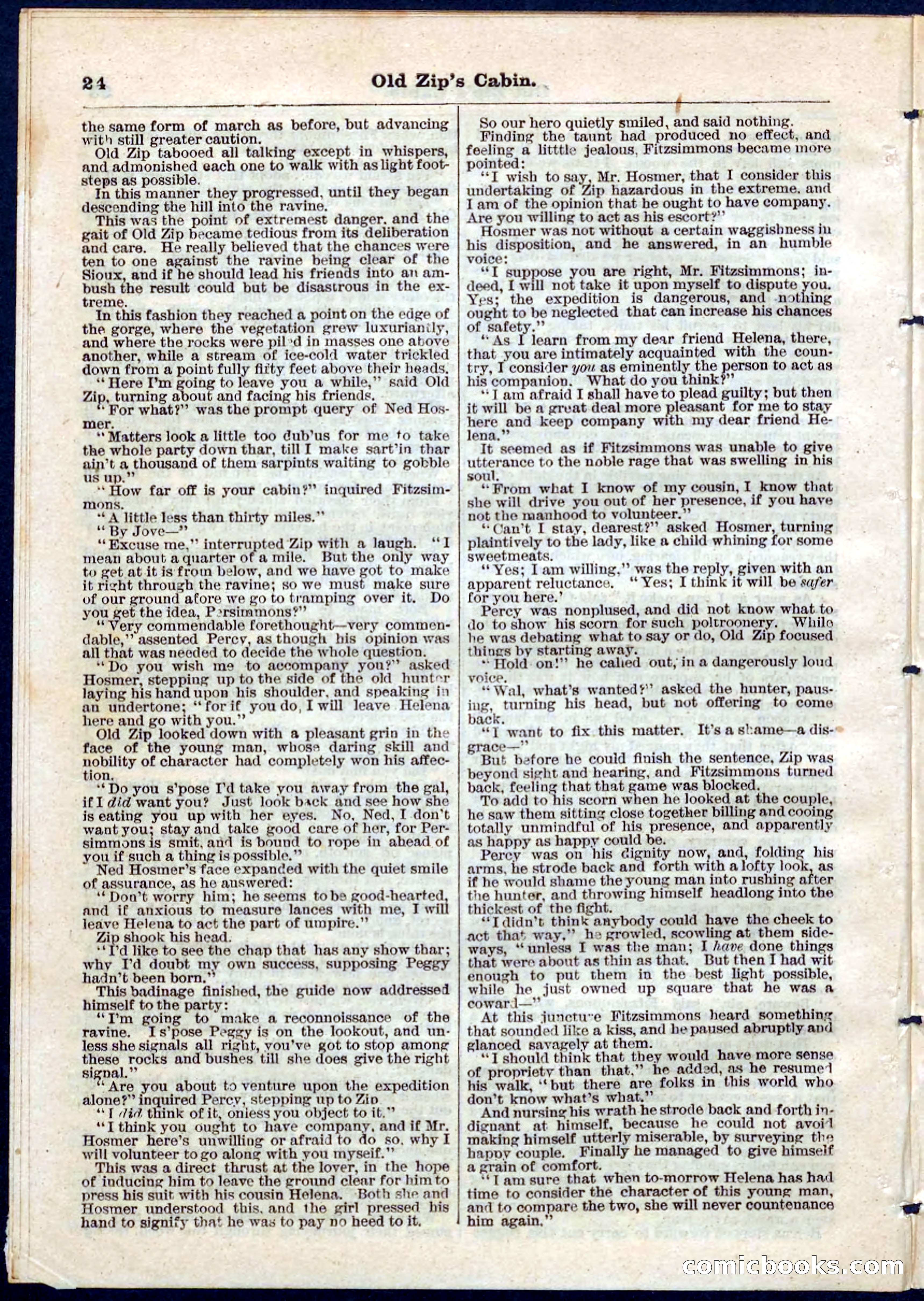 Beadle's Pocket Library No. 54 — page 24 of 32